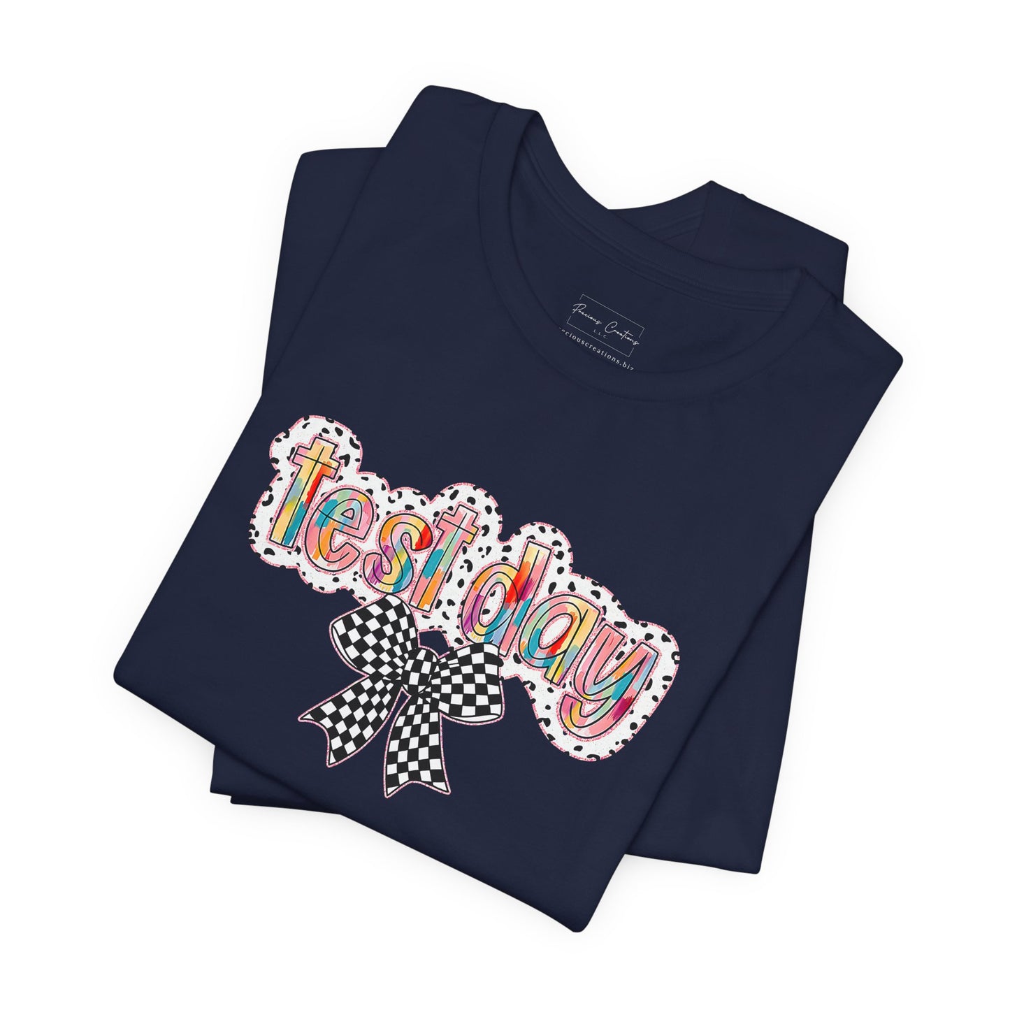 Bella + Canvas Test Day Short Sleeve Tee, Fun Gift, Party Attire, Unisex Shirt, Casual Wear, Summer Style