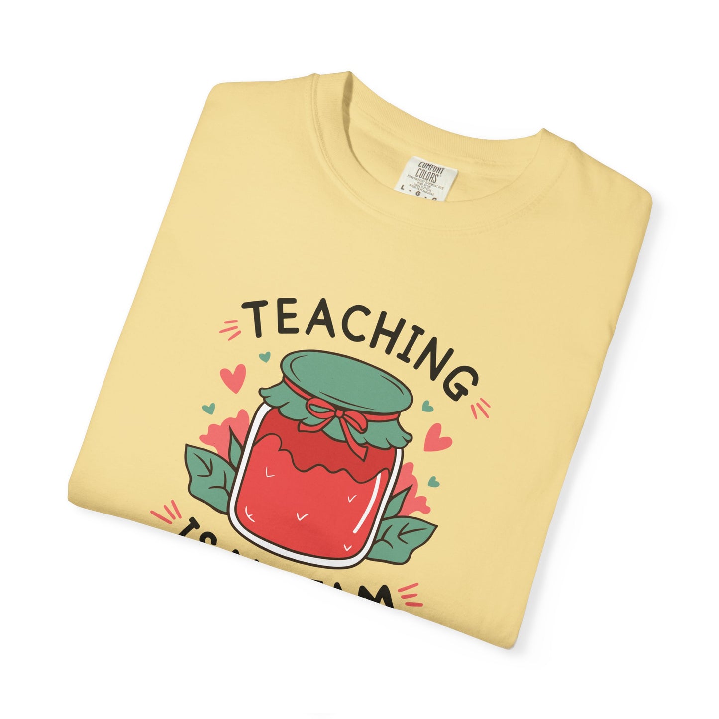 Comfort Colors Unisex Teaching is my Jam T-Shirt - Perfect for Teachers, Back to School, Gifts, Classroom Apparel, Casual Wear