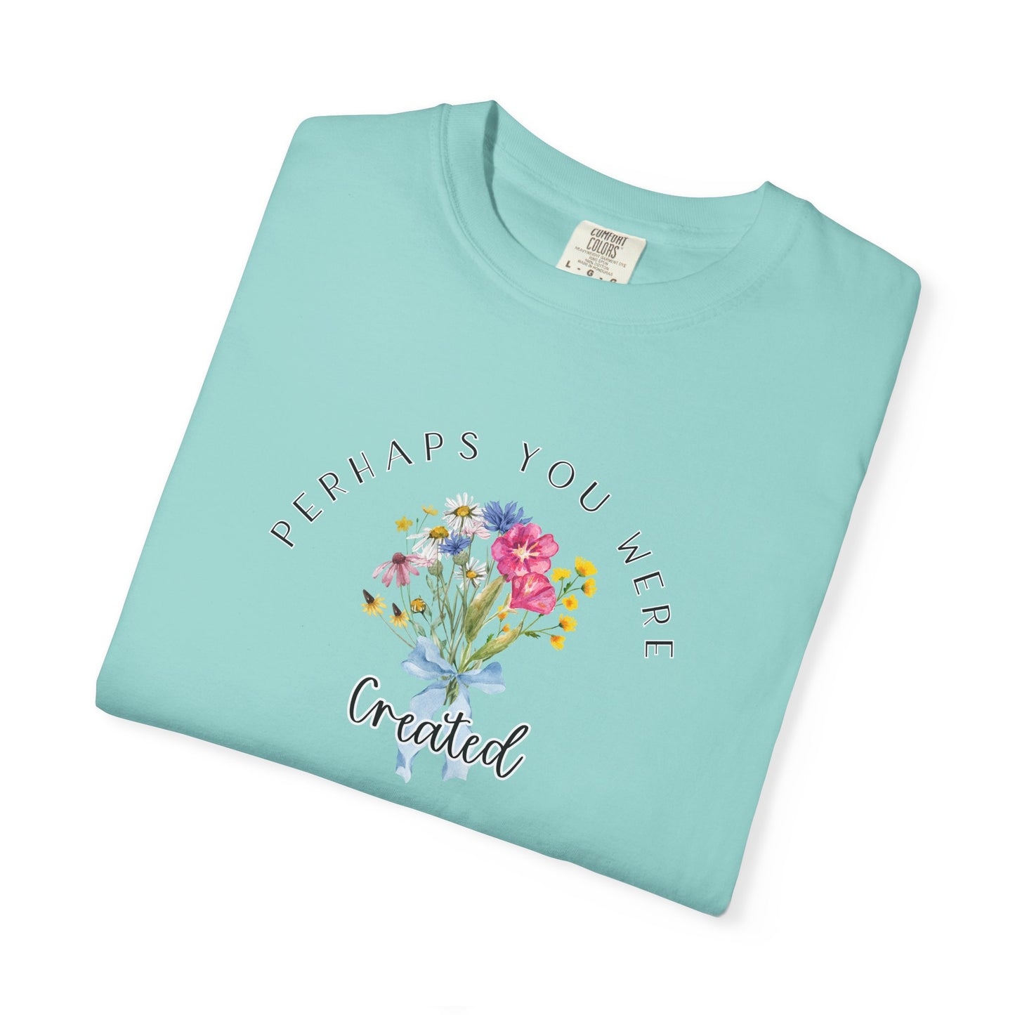 Comfort Colors Esther 4:14 Light colors Inspirational Floral T-Shirt, Unisex Garment-Dyed Tee, Perfect Gift, Spiritual Apparel, Thoughtful Quote Shirt, Everyday Wear