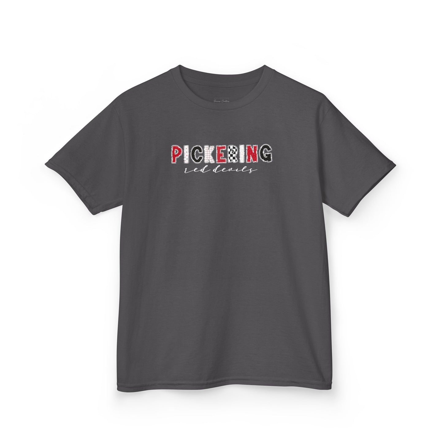 Gildan Kids Heavy Cotton Tee with Pickering Design, Cute Children's T-Shirt, School Spirit Apparel, Gift for Young Fans, Sporty Kids Wear
