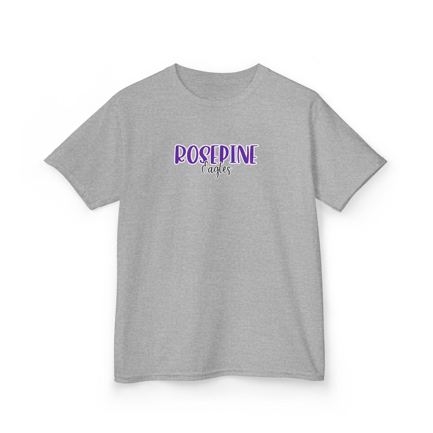 Gildan Kids Heavy Cotton Tee with Rosepine Eagles Style 2 Design, Cute Children's T-Shirt, School Spirit Apparel, Gift for Young Fans, Sporty Kids Wear
