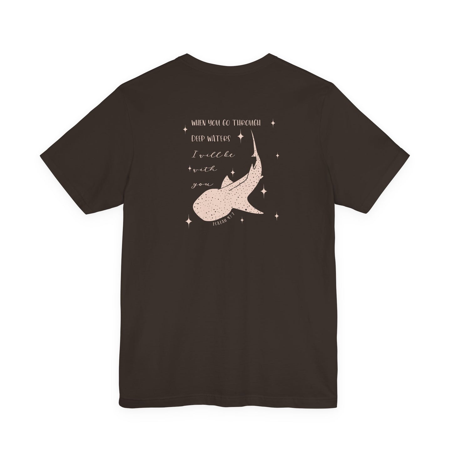 Gordy Fundraiser - Bella + Canvas Isaiah 43:2 Unisex Tee, Inspirational Quote, Casual Wear, Gift for Nature Lovers, Eco-Friendly, Everyday Comfort