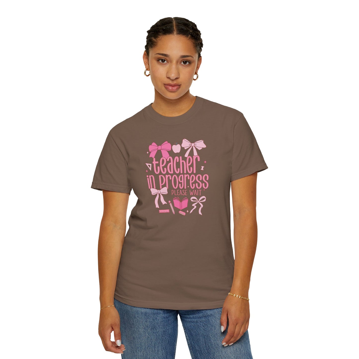Comfort Colors Unisex Teacher in Progress T-Shirt - Perfect for Teachers, Back to School, Gifts, Classroom Apparel, Casual Wear