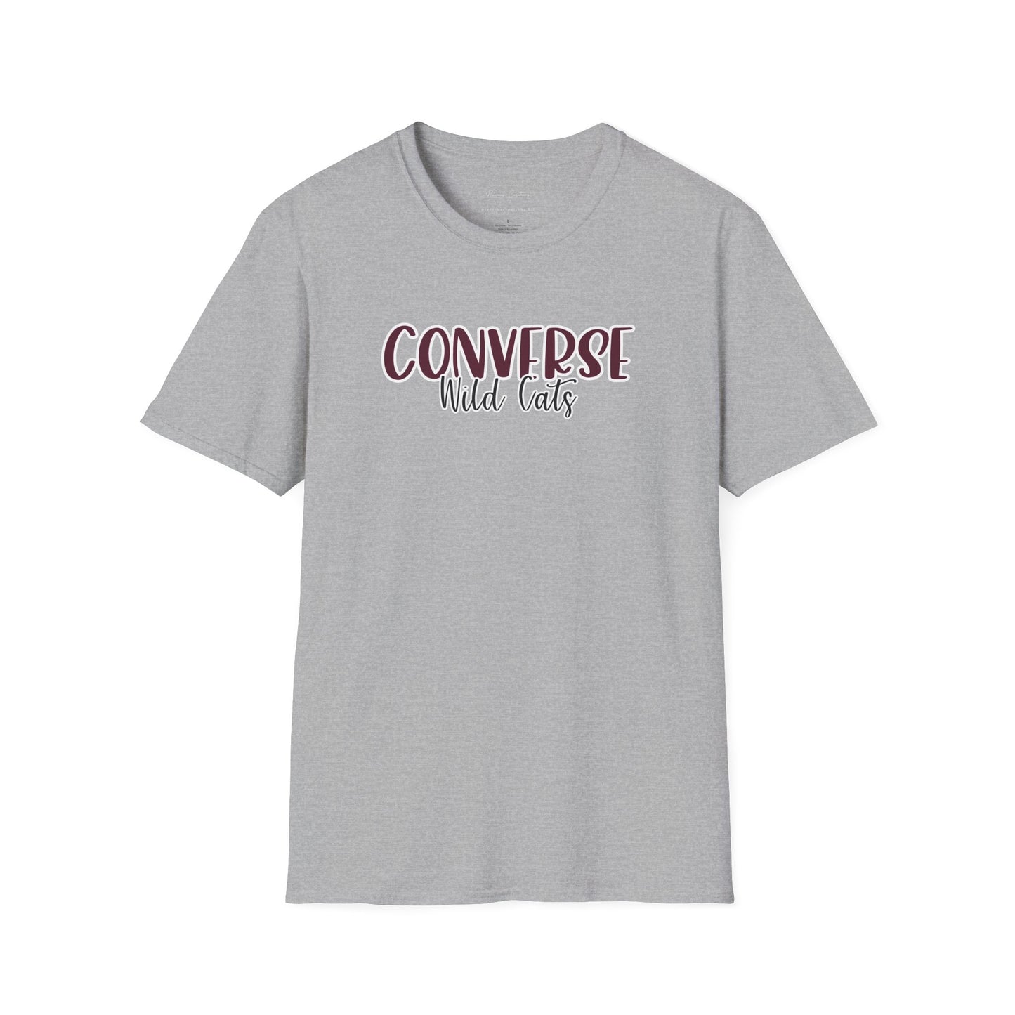 Gildan Converse Wildcats Style 2 Unisex Softstyle T-Shirt, Cute Graphic Tee, Team Spirit Shirt, Casual Wear, Gift for Fans
