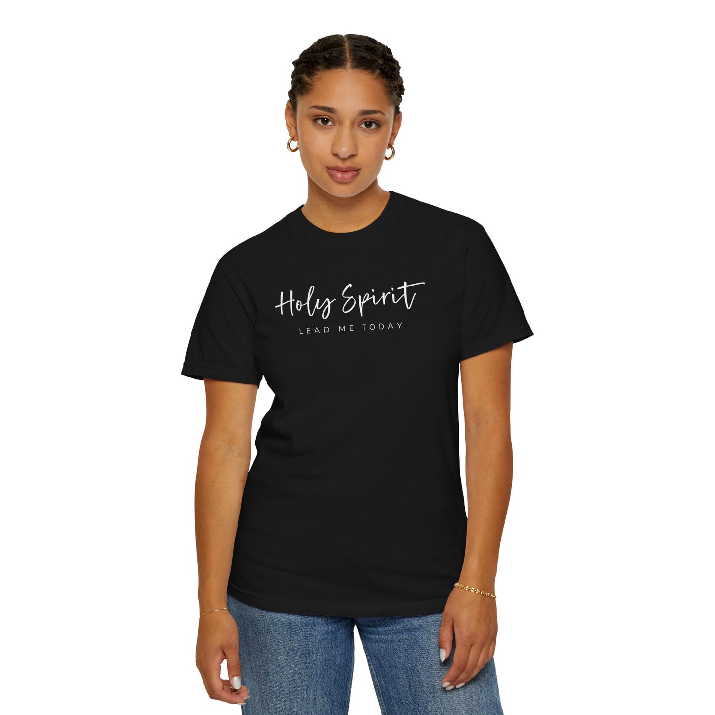 Comfort Colors Holy Spirit Unisex Garment-Dyed T-Shirt - Faith-Based Apparel for Everyday Wear, Spiritual Gift, Christian Tee, Inspirational Clothing