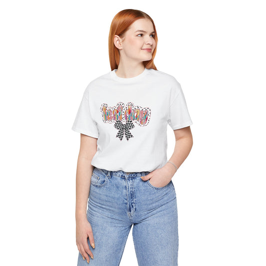 Bella + Canvas Test Day Short Sleeve Tee, Fun Gift, Party Attire, Unisex Shirt, Casual Wear, Summer Style