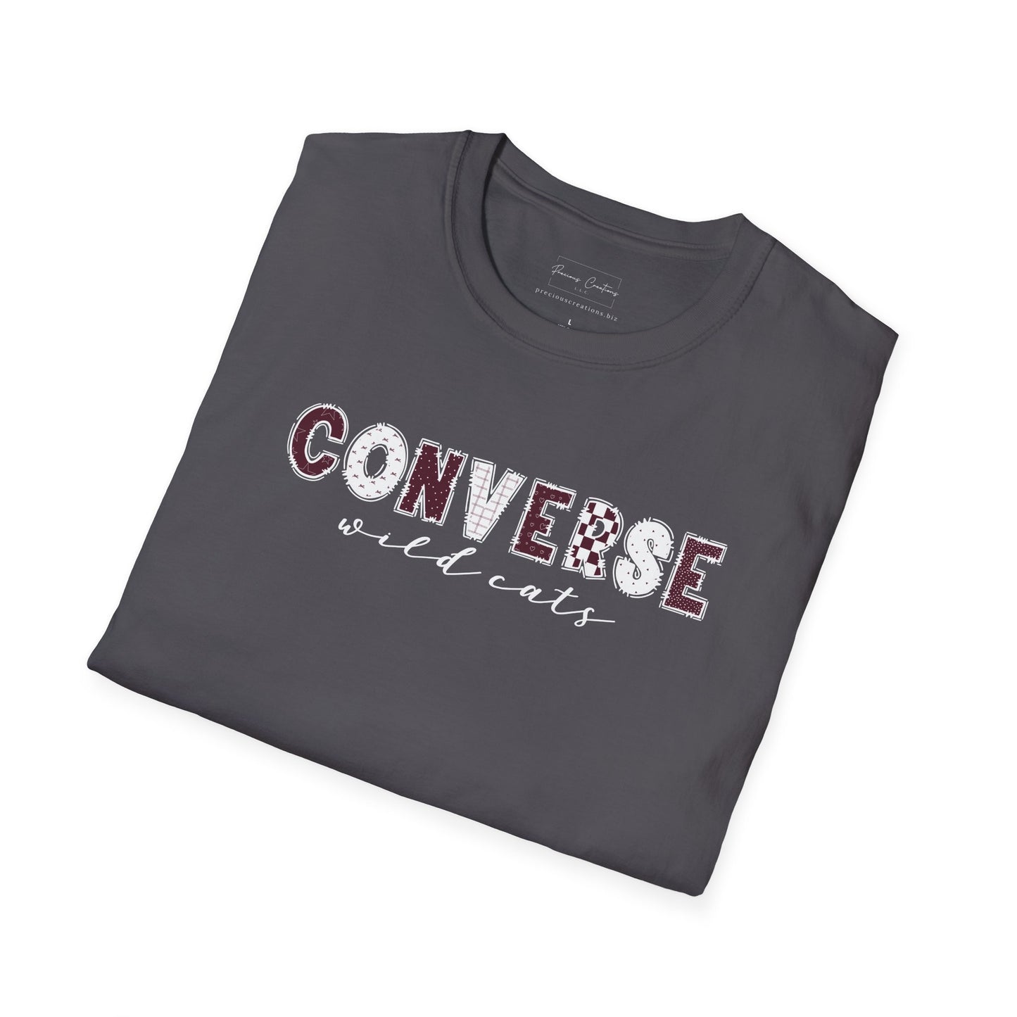 Gildan Converse Wildcats Unisex Softstyle T-Shirt, Cute Graphic Tee, Team Spirit Shirt, Casual Wear, Gift for Fans