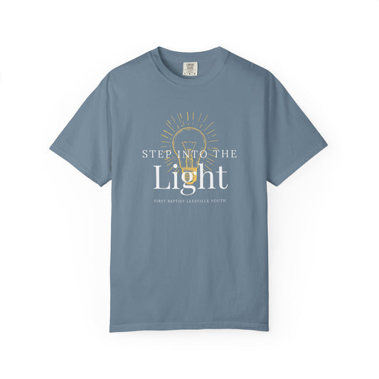 Light-Inspired Unisex T-Shirt, Inspirational Tee, Gift for Motivational Lovers, Casual Wear, Step into the Light Shirt