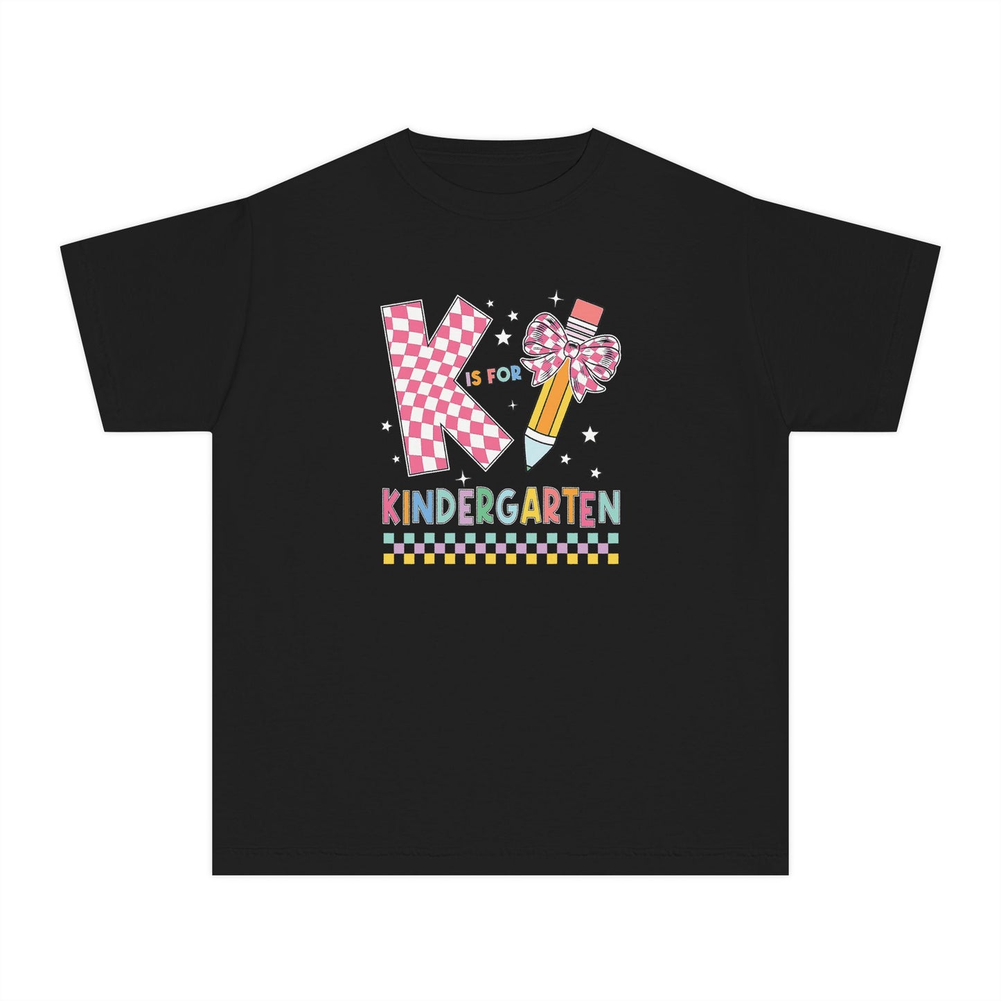 Kindergarten Adventure Youth Tee, Kids School Shirt, Cute Graphic T-Shirt, Back to School Gift, Classroom Outfit, Fun Learning Apparel