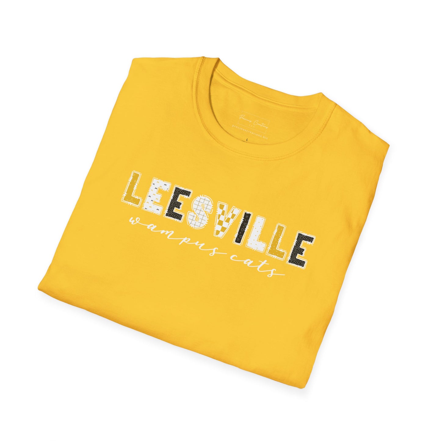 Copy of Gildan Leesville Wampus Cats Unisex Softstyle T-Shirt, Cute Graphic Tee, Team Spirit Shirt, Casual Wear, Gift for Fans