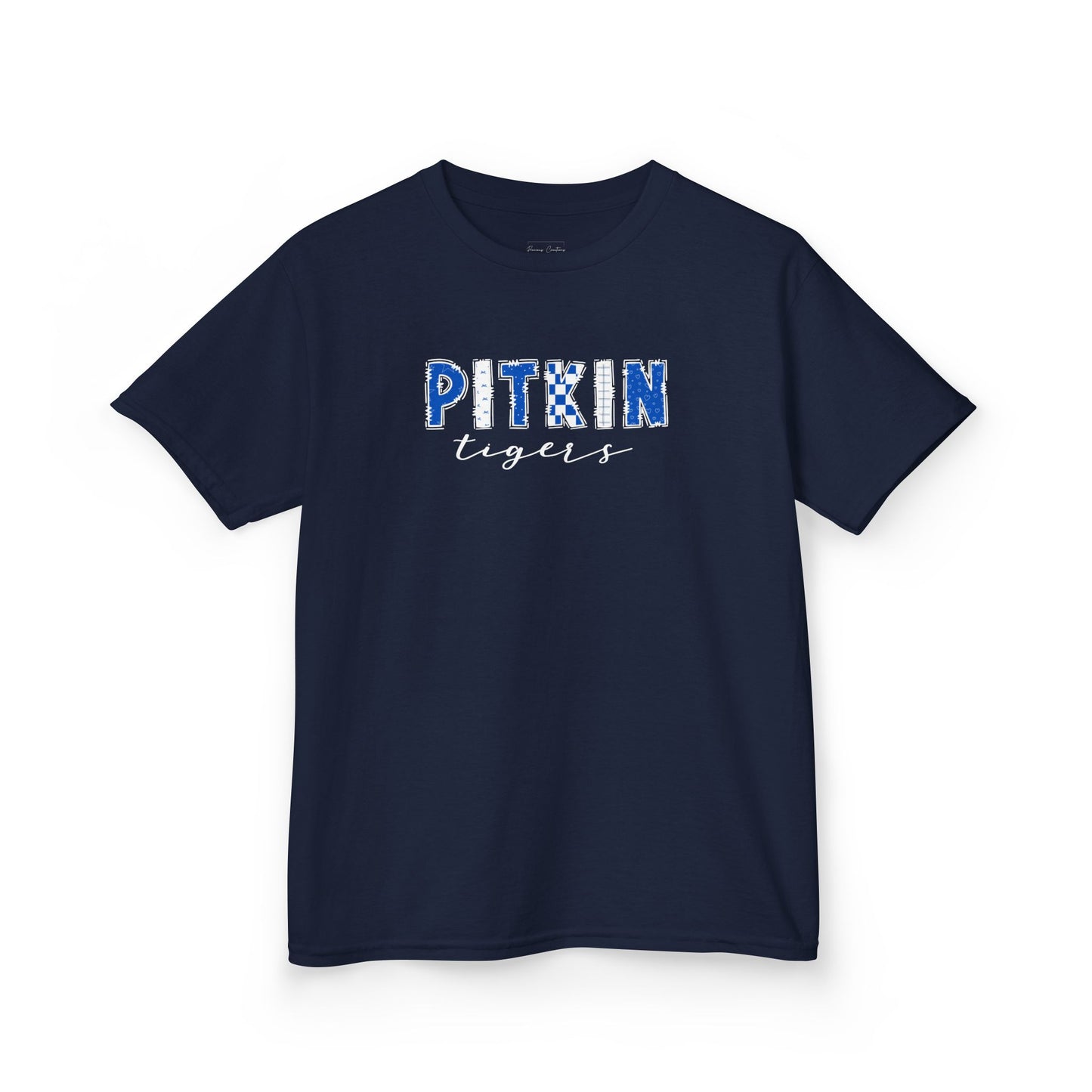 Gildan Kids Heavy Cotton Tee with Pitkin Tigers Design, Cute Children's T-Shirt, School Spirit Apparel, Gift for Young Fans, Sporty Kids Wear
