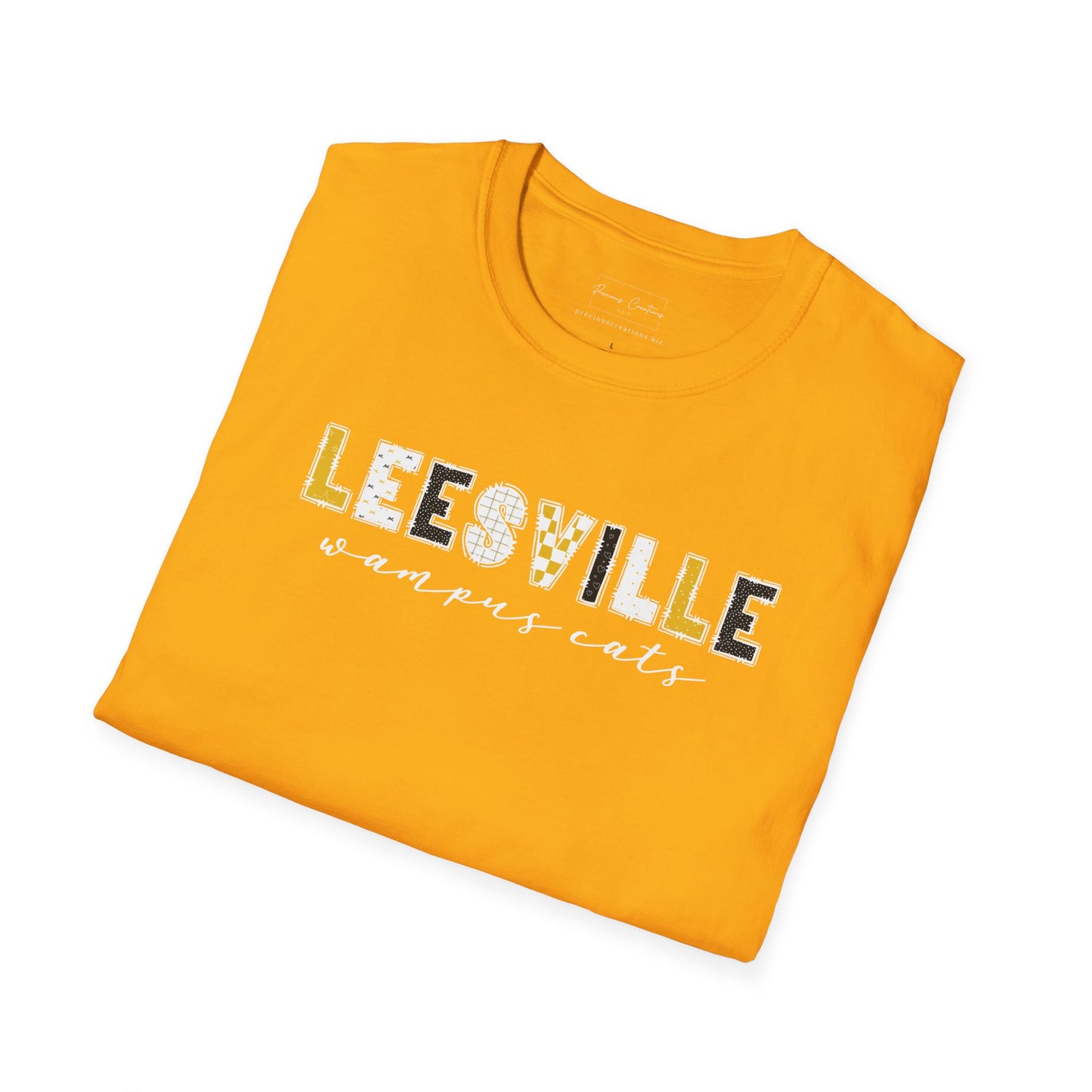 Copy of Gildan Leesville Wampus Cats Unisex Softstyle T-Shirt, Cute Graphic Tee, Team Spirit Shirt, Casual Wear, Gift for Fans