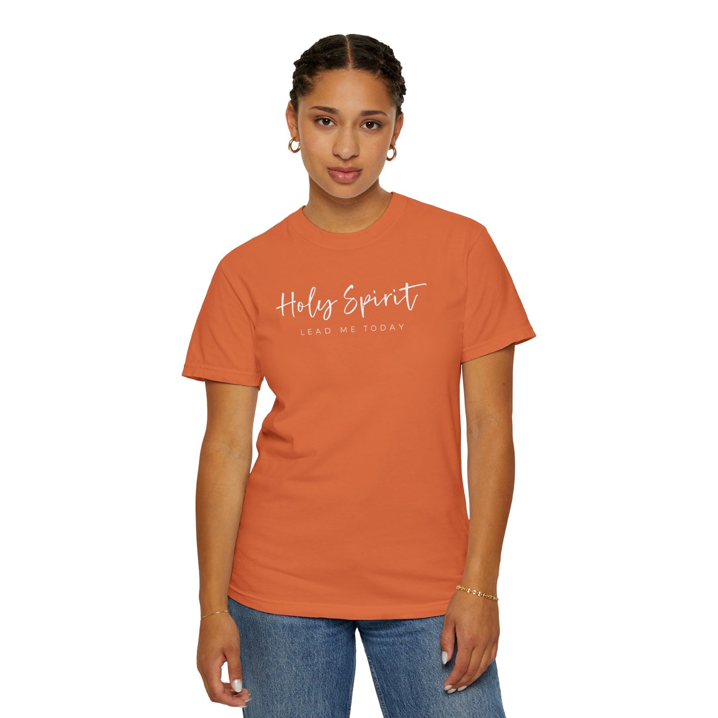 Comfort Colors Holy Spirit Unisex Garment-Dyed T-Shirt - Faith-Based Apparel for Everyday Wear, Spiritual Gift, Christian Tee, Inspirational Clothing