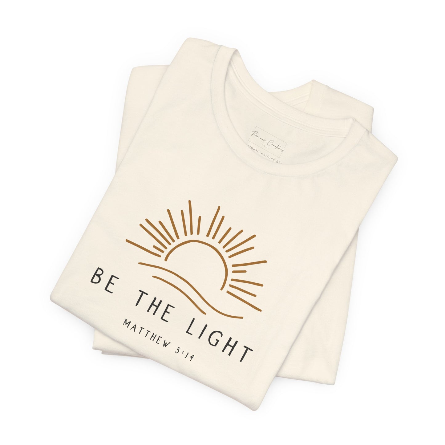 Gordy Fundraiser - Be The Light Tee, Motivational Shirt, Gift for Her, Positive Vibes Tee, Everyday Casual Wear, Affirmation Clothes