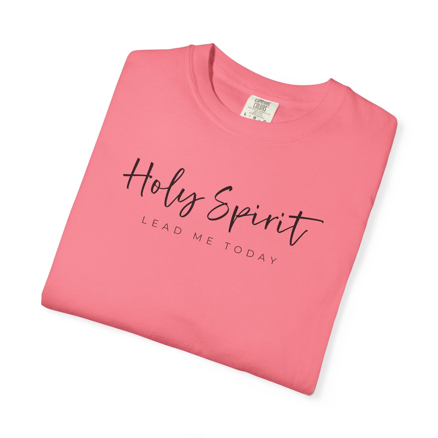 Comfort Colors Holy Spirit Unisex Garment-Dyed T-Shirt - Faith-Based Apparel for Everyday Wear, Spiritual Gift, Christian Tee, Inspirational Clothing
