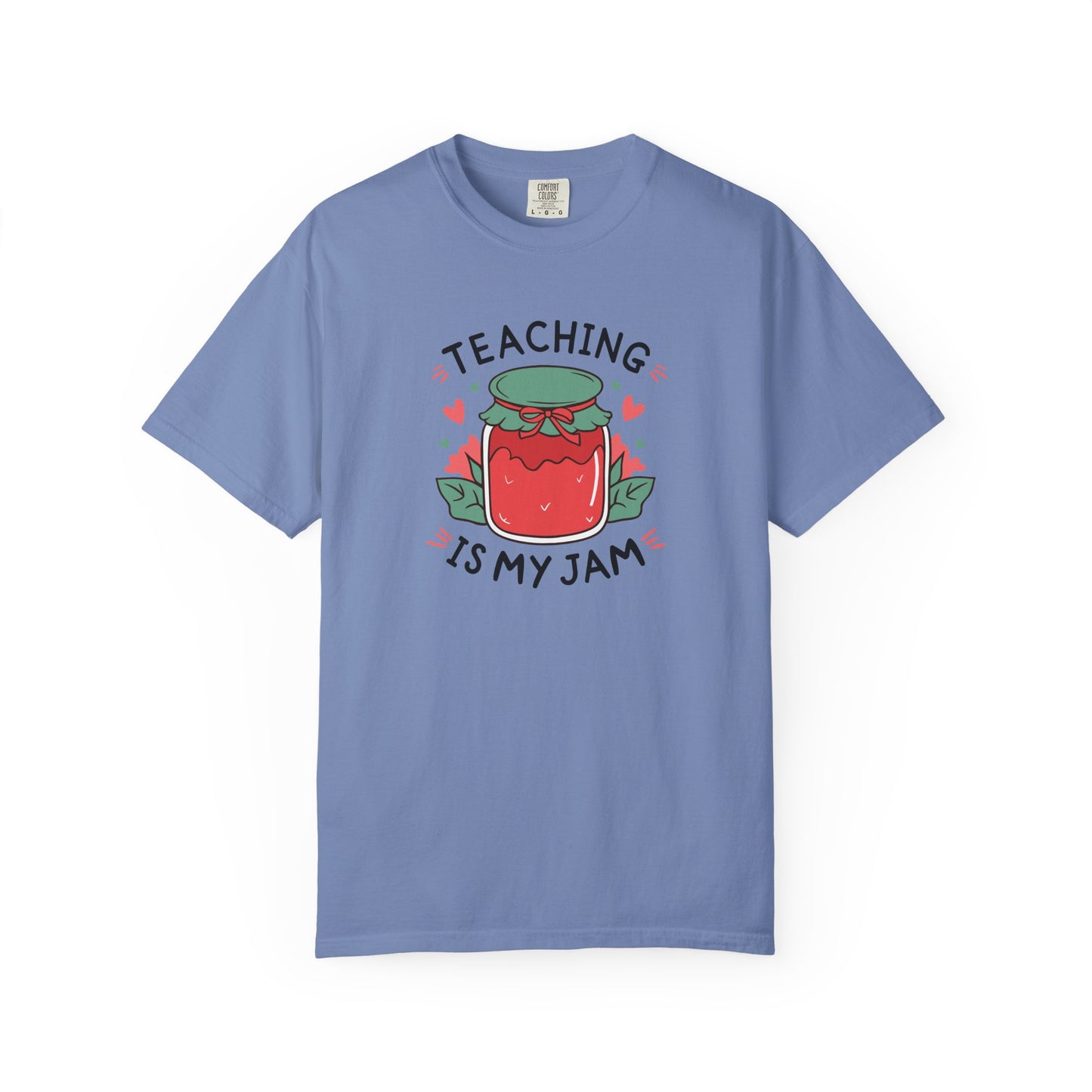 Comfort Colors Unisex Teaching is my Jam T-Shirt - Perfect for Teachers, Back to School, Gifts, Classroom Apparel, Casual Wear