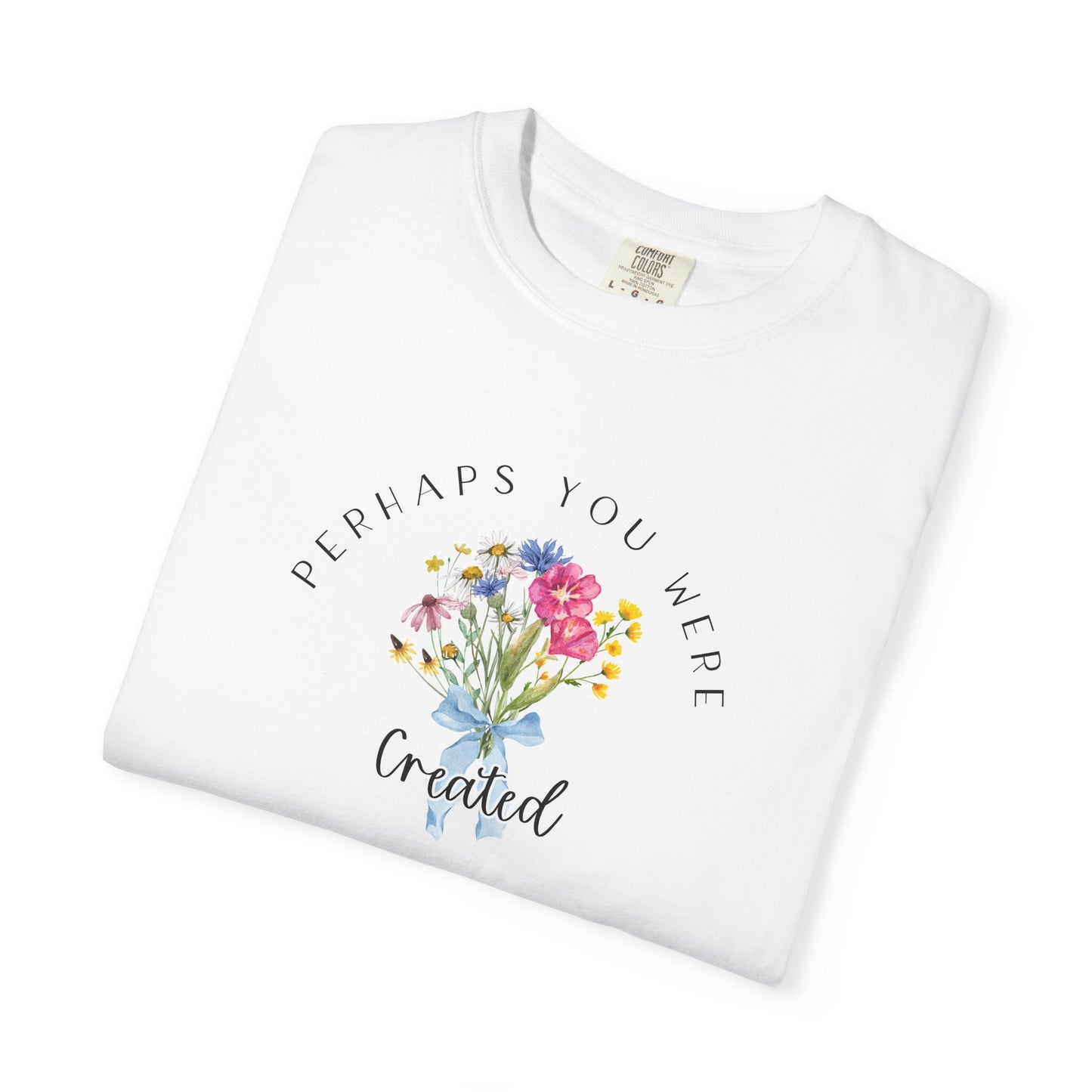 Comfort Colors Esther 4:14 Light colors Inspirational Floral T-Shirt, Unisex Garment-Dyed Tee, Perfect Gift, Spiritual Apparel, Thoughtful Quote Shirt, Everyday Wear
