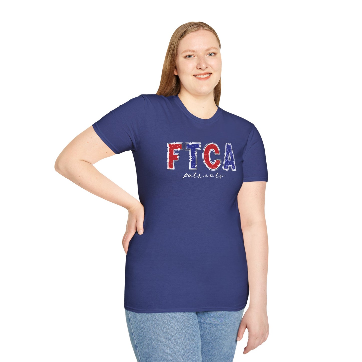 Gildan Faith Training Christian Academy Patriots Unisex Softstyle T-Shirt, Cute Graphic Tee, Team Spirit Shirt, Casual Wear, Gift for Fans