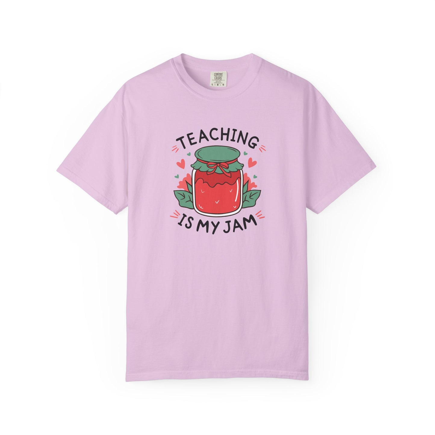 Comfort Colors Unisex Teaching is my Jam T-Shirt - Perfect for Teachers, Back to School, Gifts, Classroom Apparel, Casual Wear