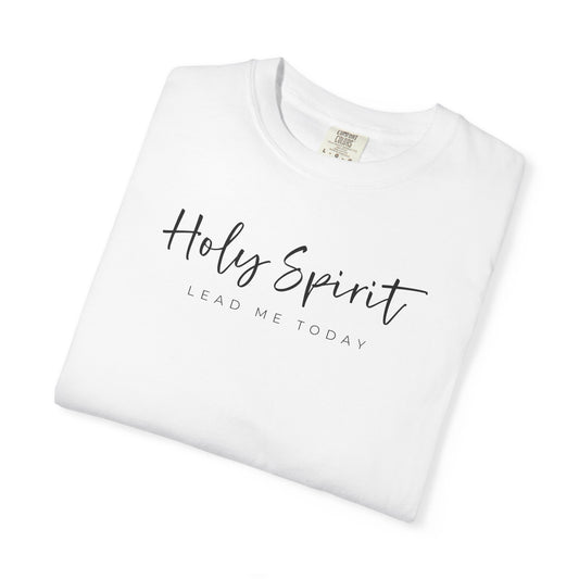 Comfort Colors Holy Spirit Unisex Garment-Dyed T-Shirt - Faith-Based Apparel for Everyday Wear, Spiritual Gift, Christian Tee, Inspirational Clothing