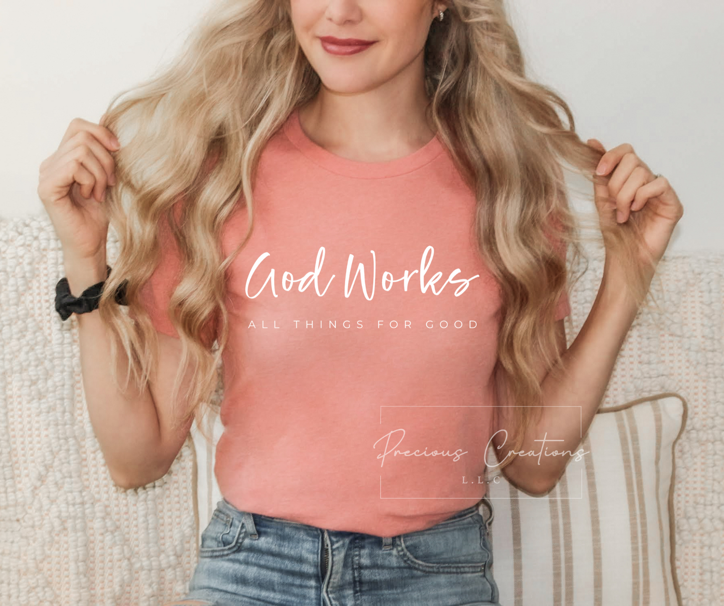 God Works All Things For Good Bella and Canvas Tee