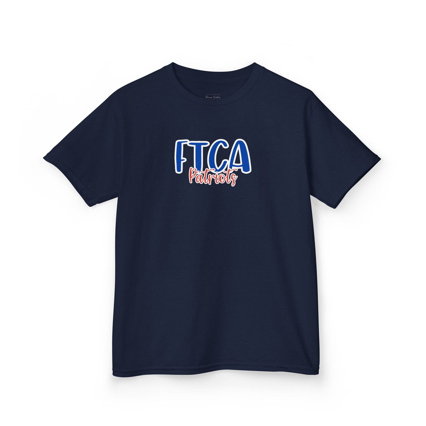 Gildan Kids Heavy Cotton Tee with Faith Training Patriots Style 2 Design, Cute Children's T-Shirt, School Spirit Apparel, Gift for Young Fans, Sporty Kids Wear