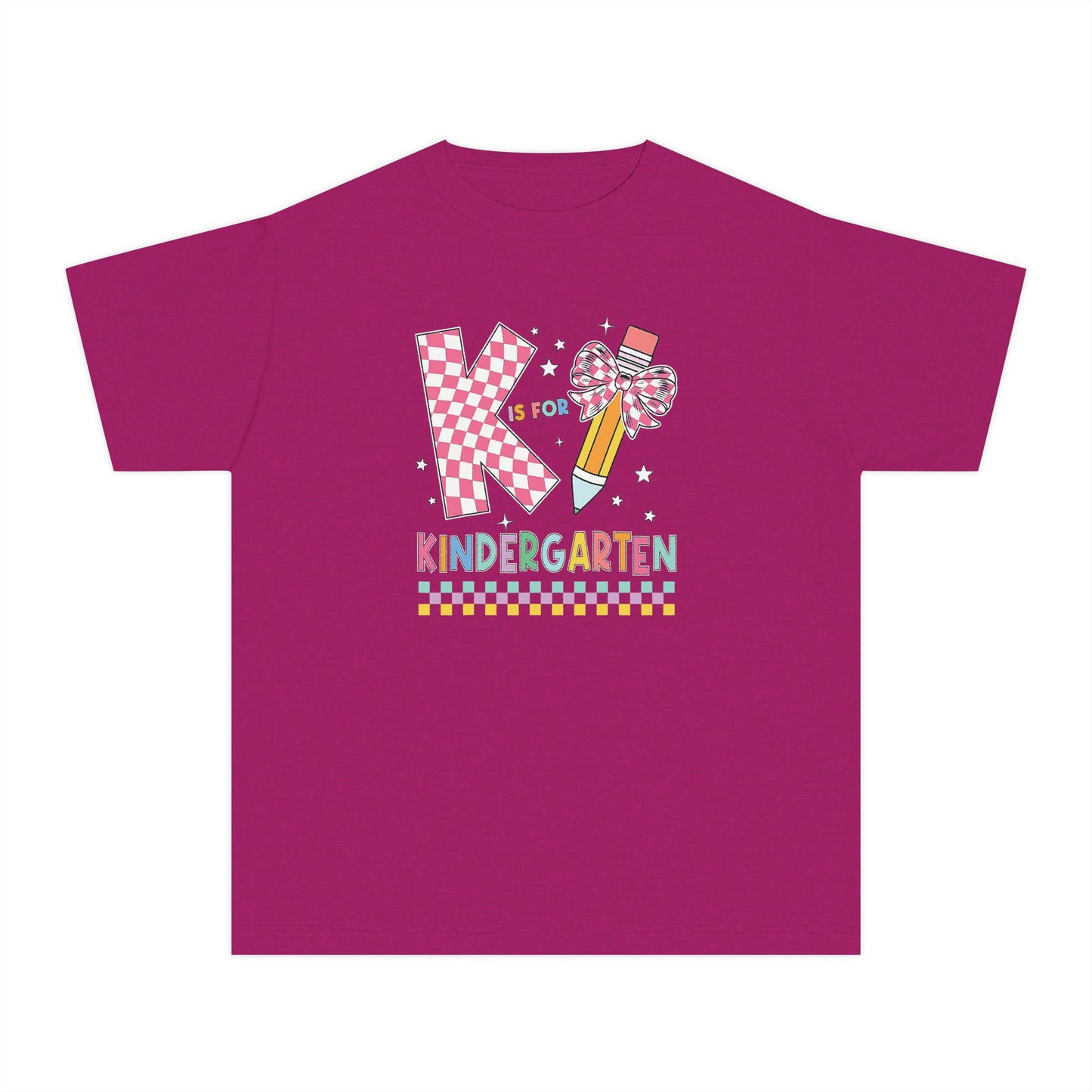 Kindergarten Adventure Youth Tee, Kids School Shirt, Cute Graphic T-Shirt, Back to School Gift, Classroom Outfit, Fun Learning Apparel