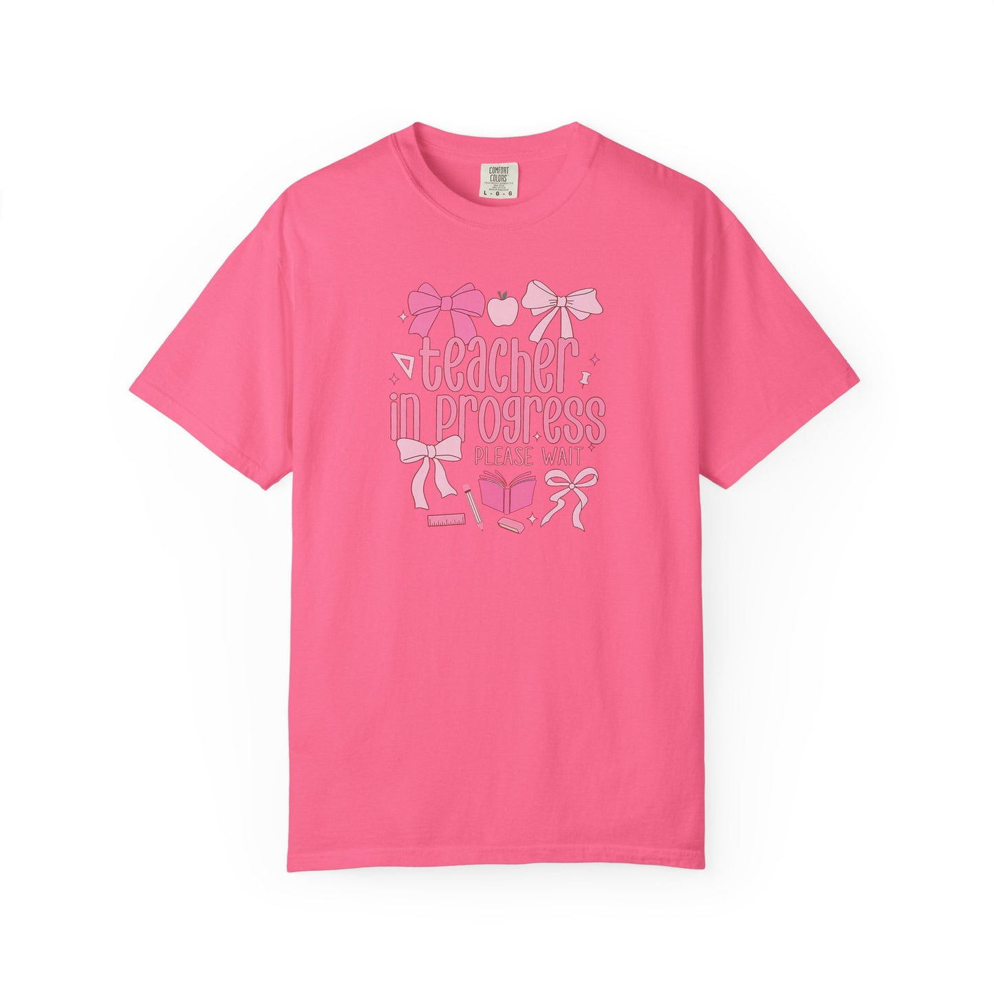 Comfort Colors Unisex Teacher in Progress T-Shirt - Perfect for Teachers, Back to School, Gifts, Classroom Apparel, Casual Wear