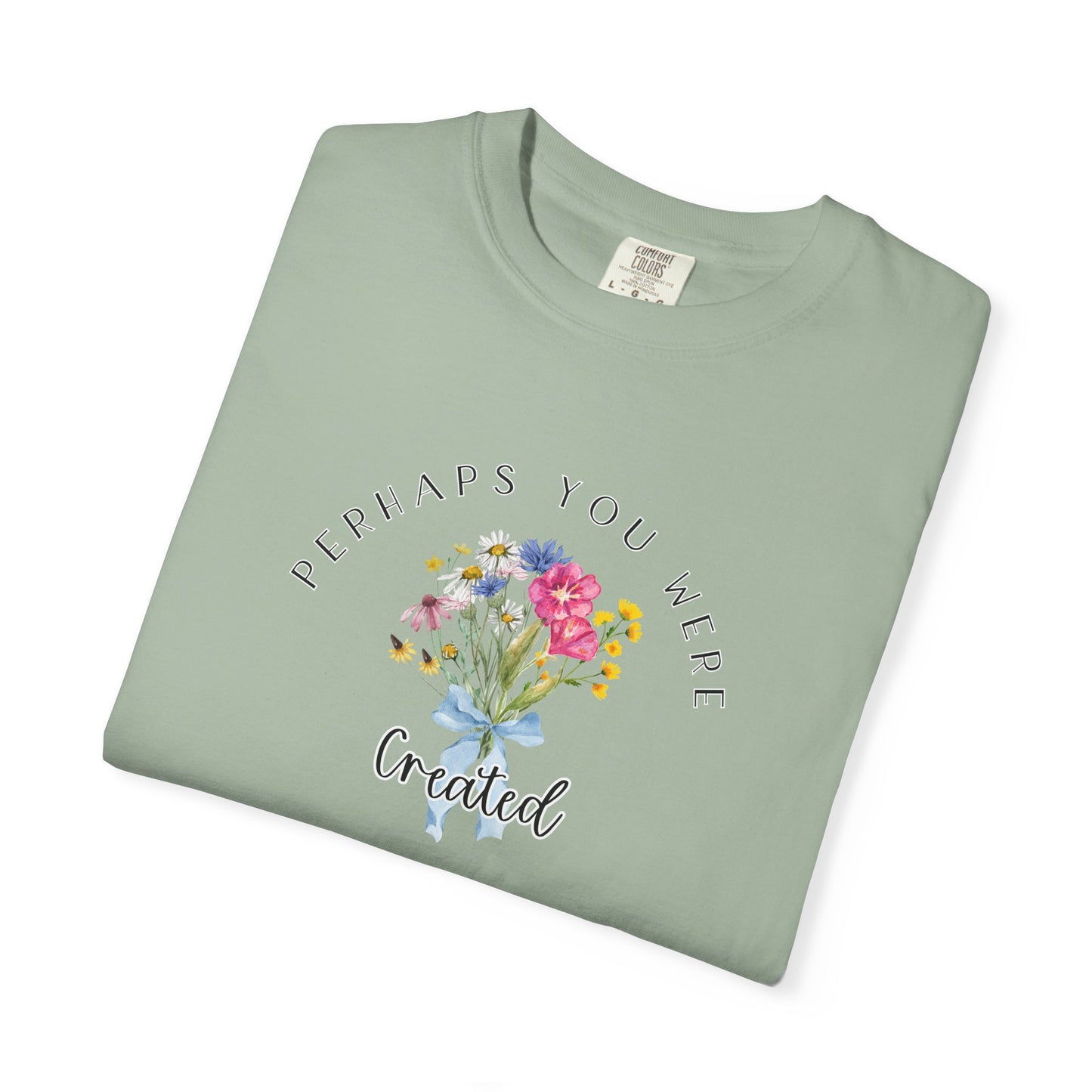 Comfort Colors Esther 4:14 Light colors Inspirational Floral T-Shirt, Unisex Garment-Dyed Tee, Perfect Gift, Spiritual Apparel, Thoughtful Quote Shirt, Everyday Wear