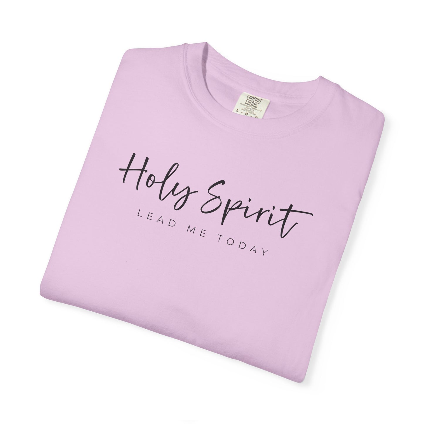 Comfort Colors Holy Spirit Unisex Garment-Dyed T-Shirt - Faith-Based Apparel for Everyday Wear, Spiritual Gift, Christian Tee, Inspirational Clothing