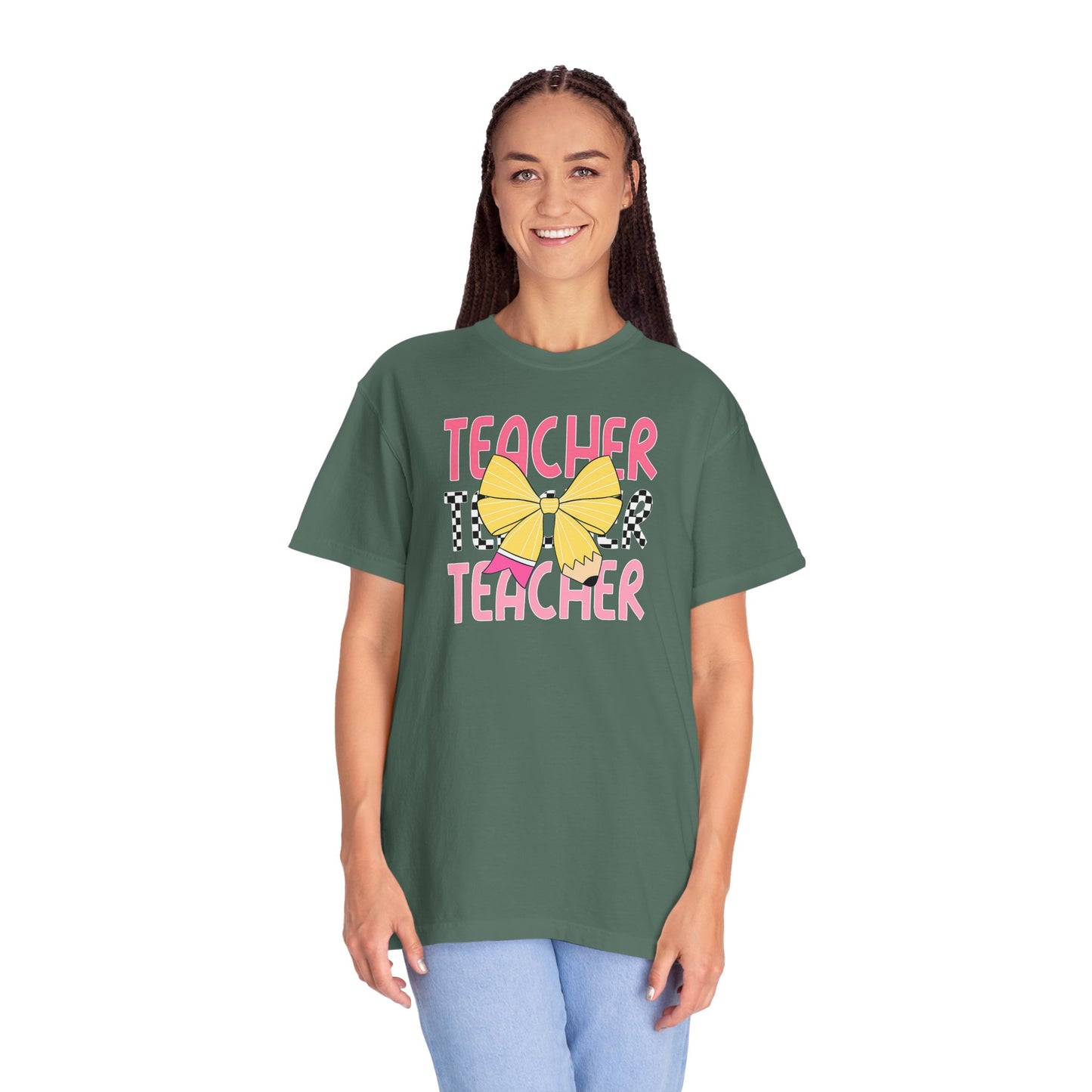 Comfort Colors Teacher  T-Shirt, Gift for Educators, Unisex Garment-Dyed Tee, Back to School Shirt, Fun Teacher Apparel