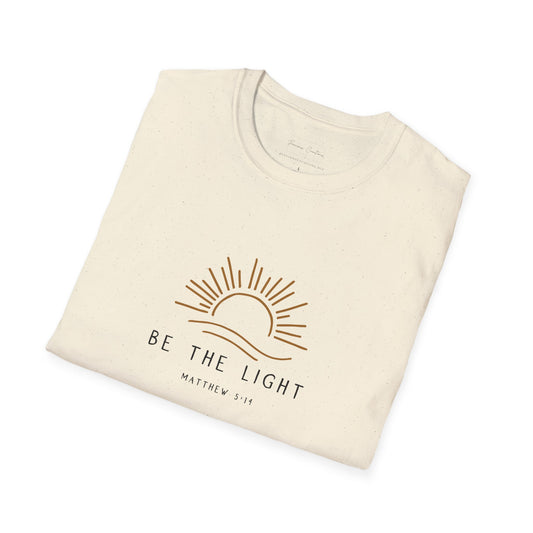 Gordy Fundraiser - Gildan Be the Light Unisex Softstyle T-Shirt, Inspirational Tee, Gift for Friends, Motivational Apparel