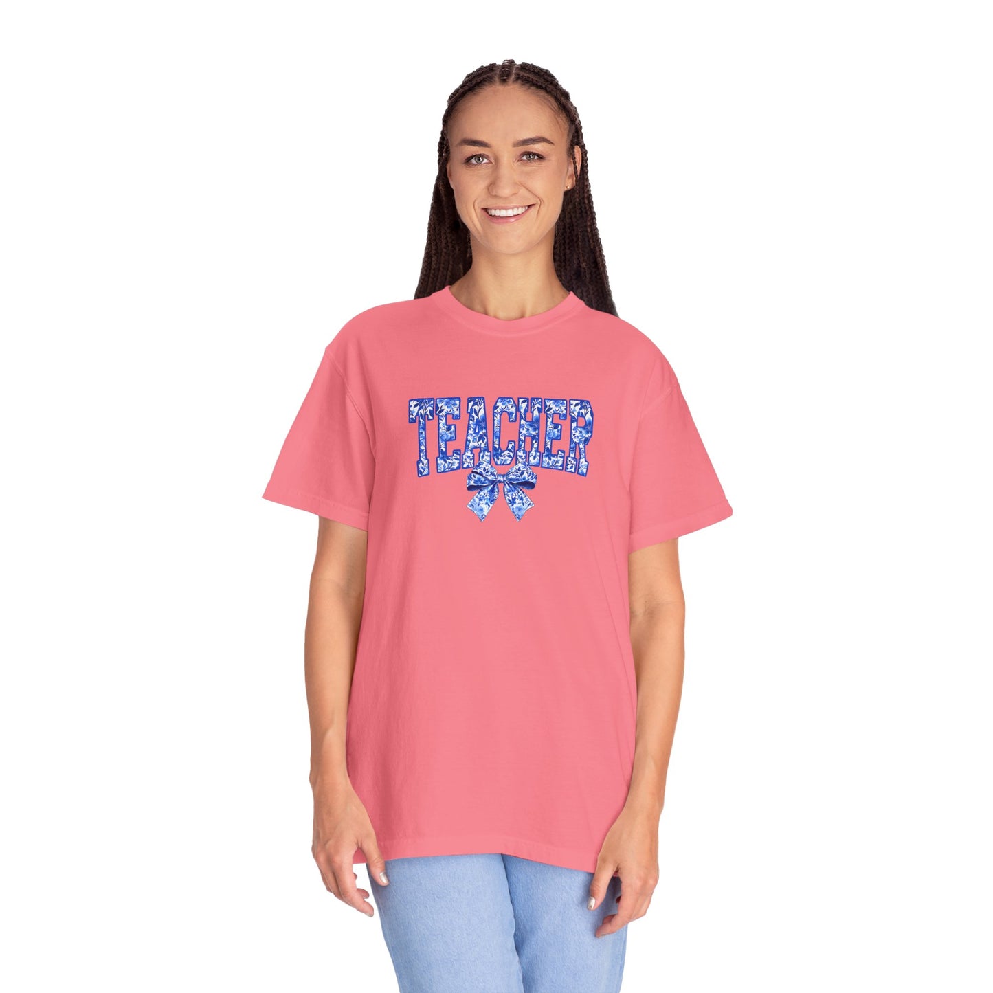 Comfort Colors Teacher Garment-Dyed T-Shirt, Gift for Educators, Back-to-School Attire, Teacher Appreciation, Fun Classroom Wear, Cozy Casual Tee
