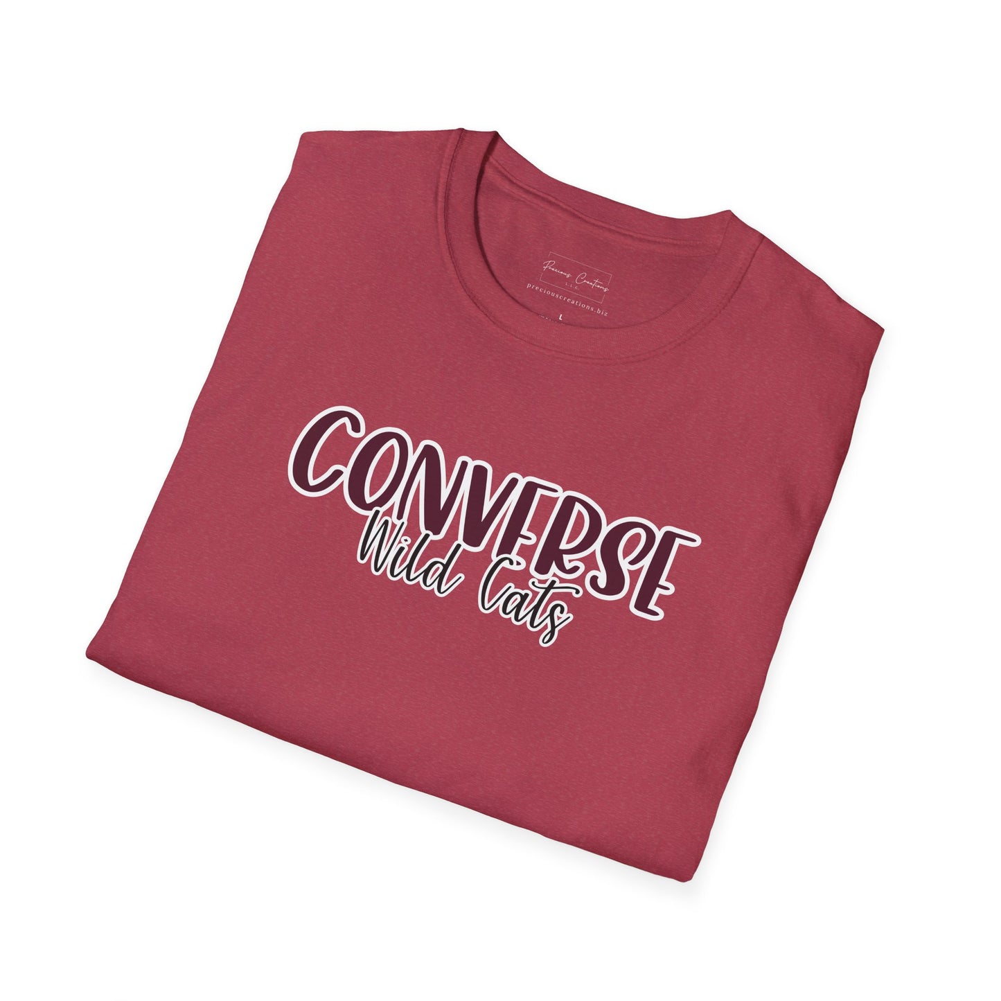Gildan Converse Wildcats Style 2 Unisex Softstyle T-Shirt, Cute Graphic Tee, Team Spirit Shirt, Casual Wear, Gift for Fans