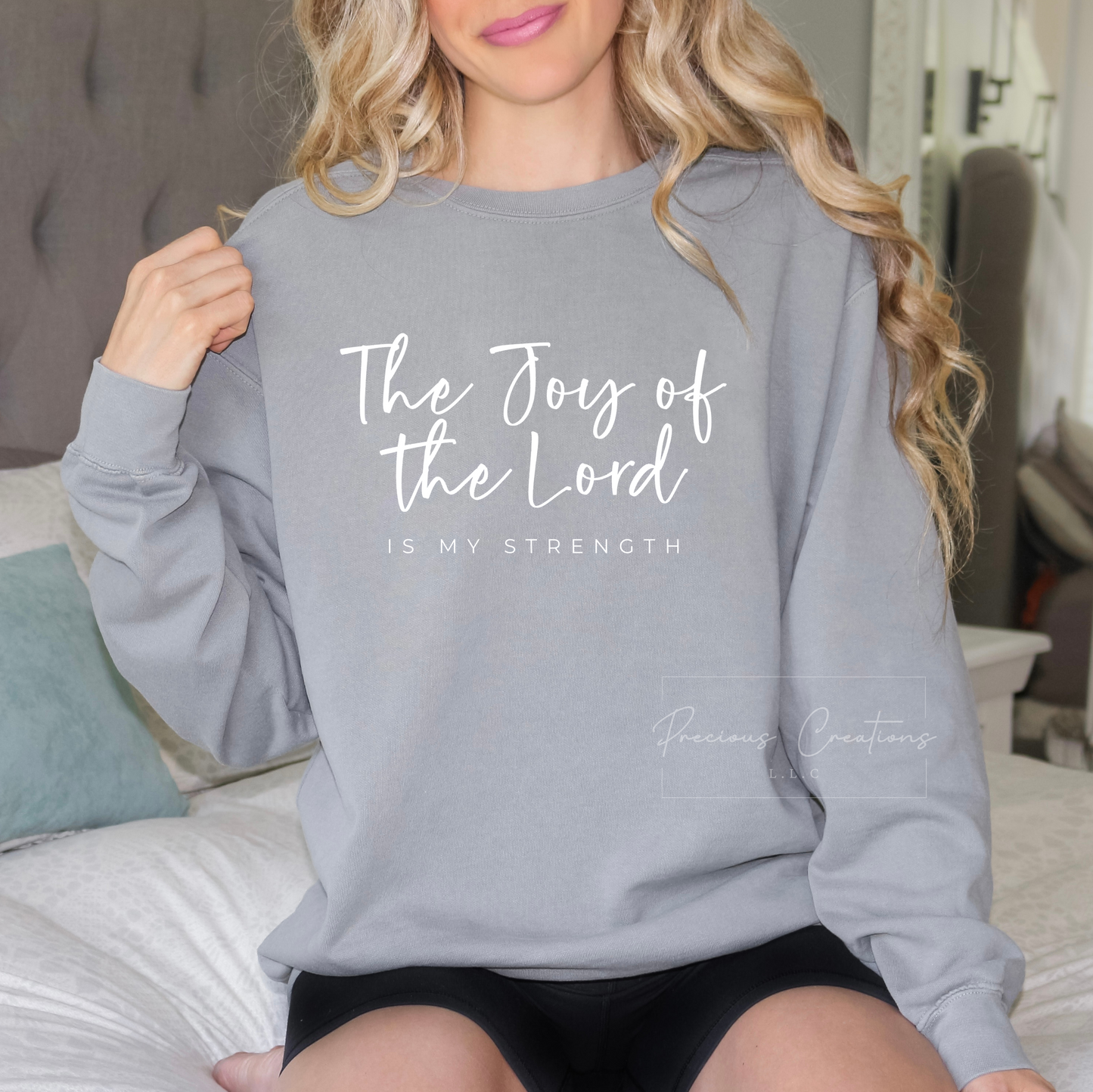 The Joy of the Lord is my Strength Comfort Colors Crewneck