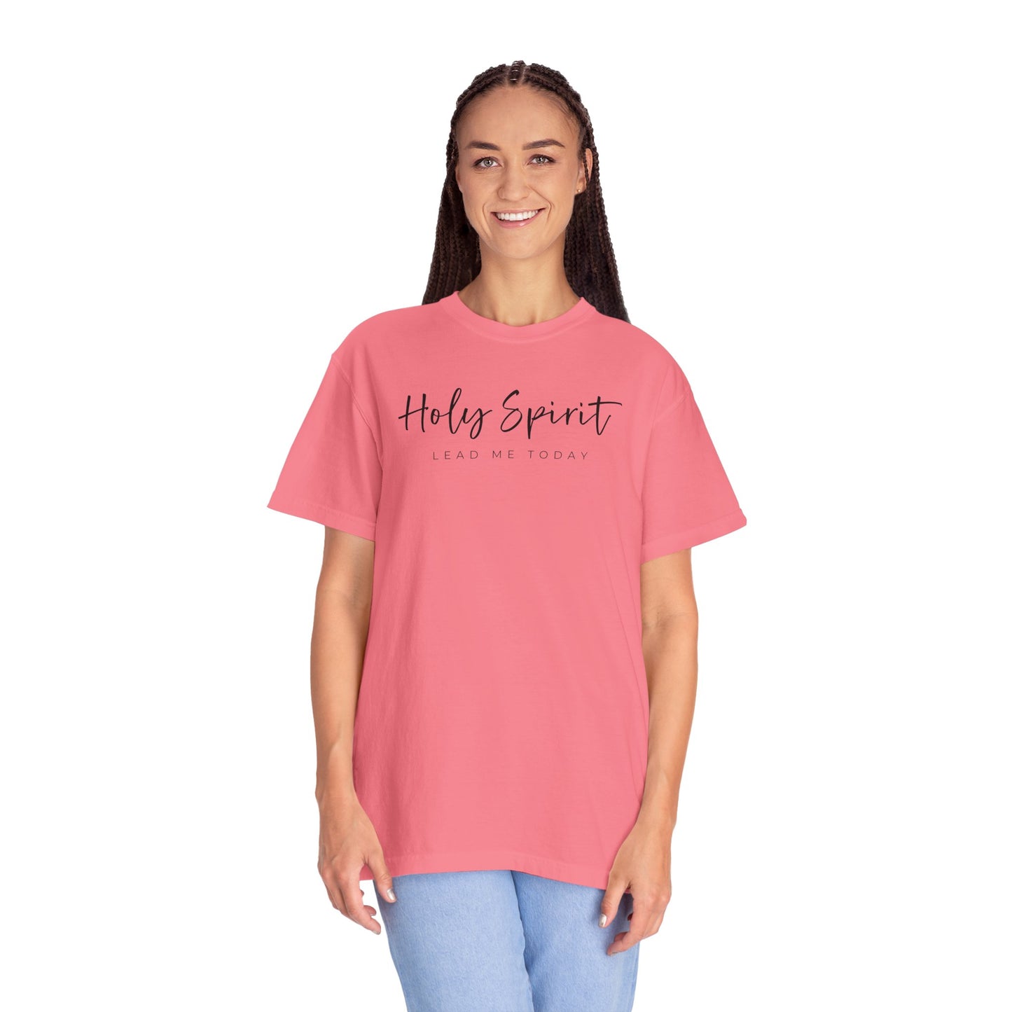 Comfort Colors Holy Spirit Unisex Garment-Dyed T-Shirt - Faith-Based Apparel for Everyday Wear, Spiritual Gift, Christian Tee, Inspirational Clothing