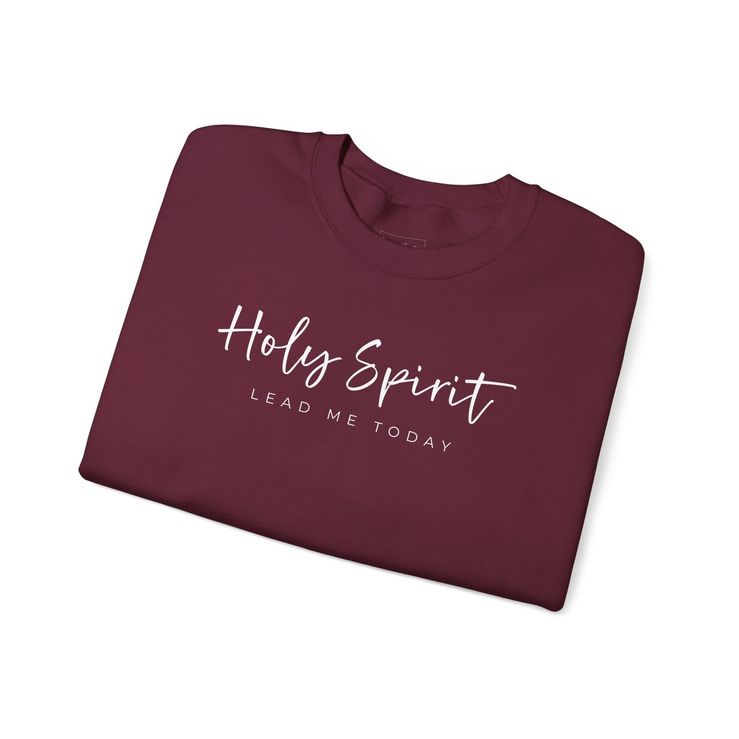 Gildan Comfortable Unisex Crewneck Sweatshirt - "Holy Spirit Lead Me Today" - Faithful Gift, Cozy Wear, Inspirational Apparel, Spiritual [...]