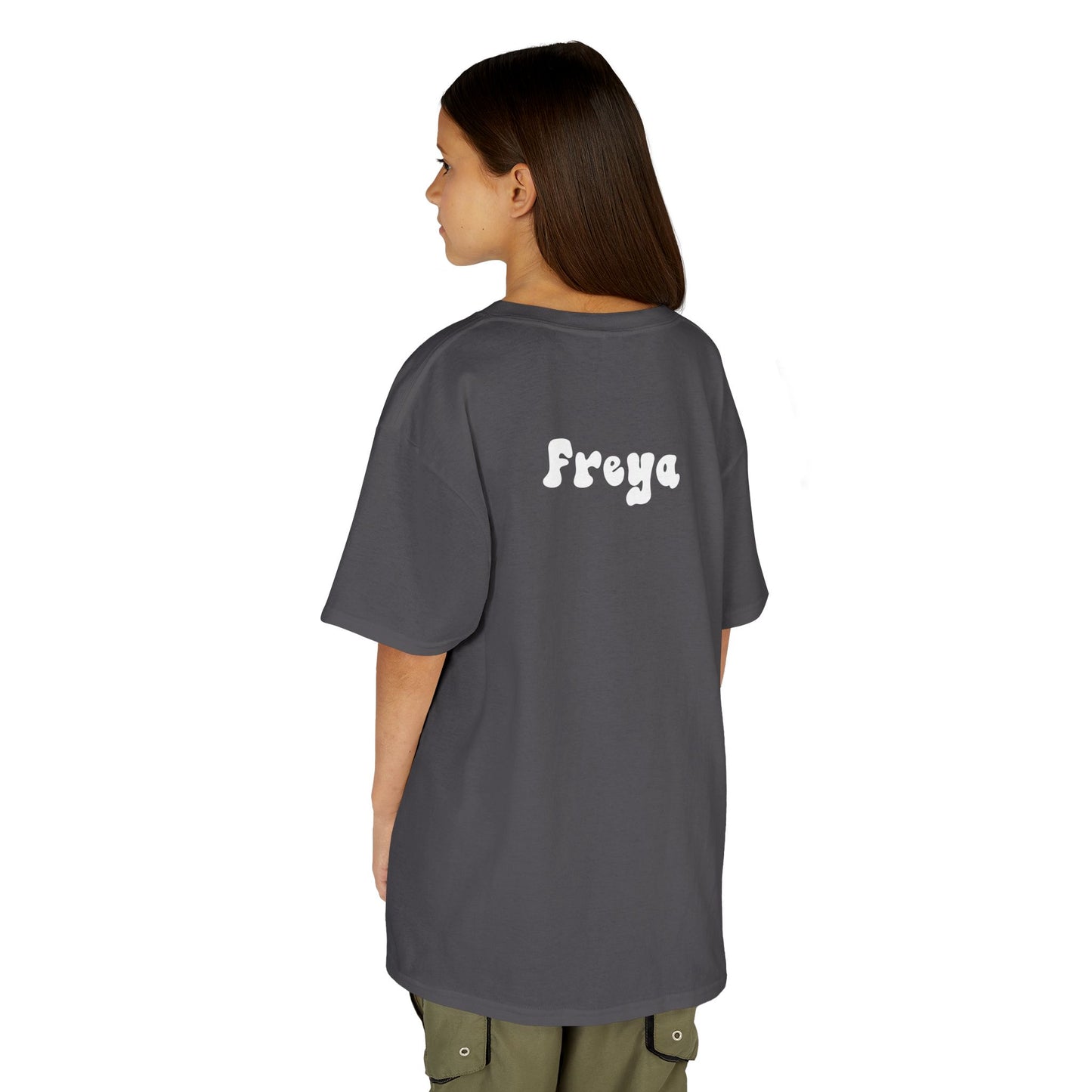 Custom Name Gildan Kids Heavy Cotton Tee with Pickering Design, Cute Children's T-Shirt, School Spirit Apparel, Gift for Young Fans, Sporty Kids Wear