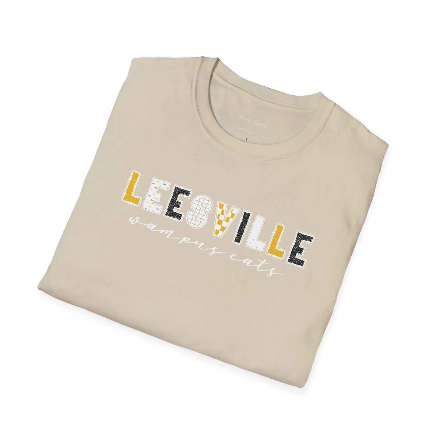 Copy of Gildan Leesville Wampus Cats Unisex Softstyle T-Shirt, Cute Graphic Tee, Team Spirit Shirt, Casual Wear, Gift for Fans