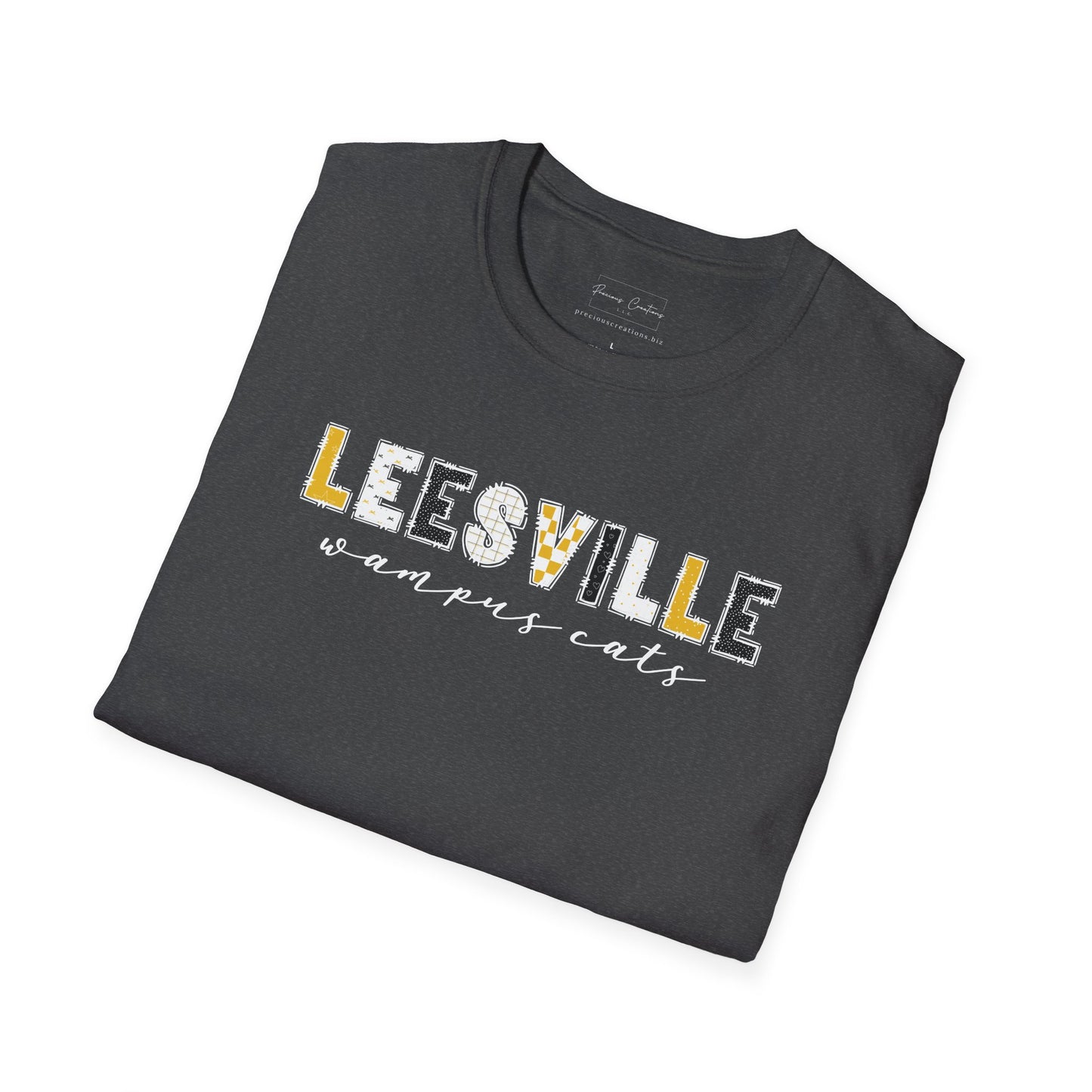 Copy of Gildan Leesville Wampus Cats Unisex Softstyle T-Shirt, Cute Graphic Tee, Team Spirit Shirt, Casual Wear, Gift for Fans