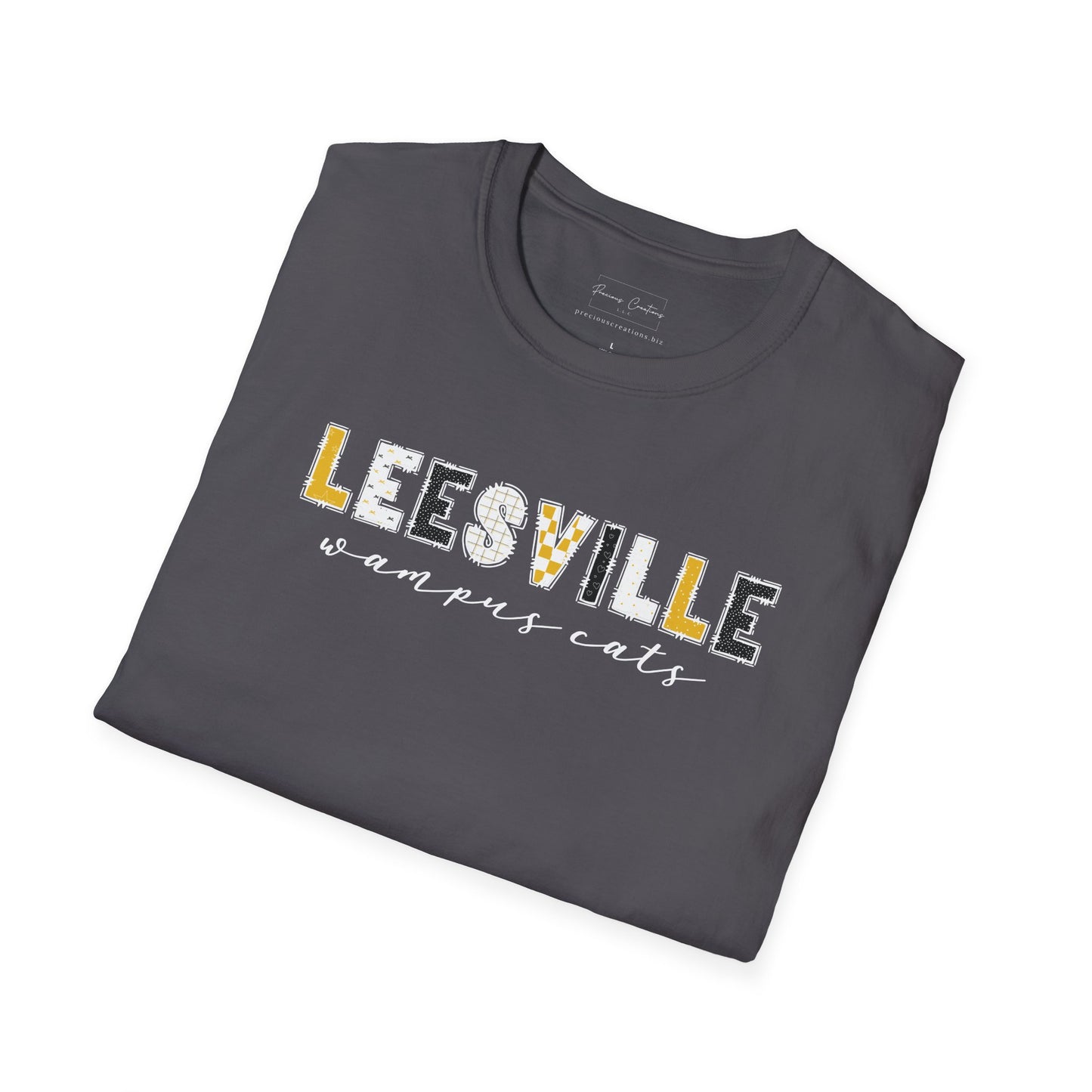 Copy of Gildan Leesville Wampus Cats Unisex Softstyle T-Shirt, Cute Graphic Tee, Team Spirit Shirt, Casual Wear, Gift for Fans