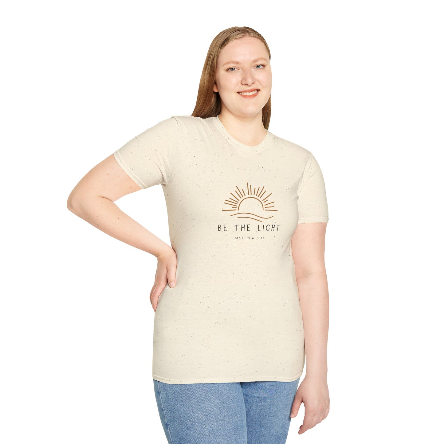 Gordy Fundraiser - Gildan Be the Light Unisex Softstyle T-Shirt, Inspirational Tee, Gift for Friends, Motivational Apparel