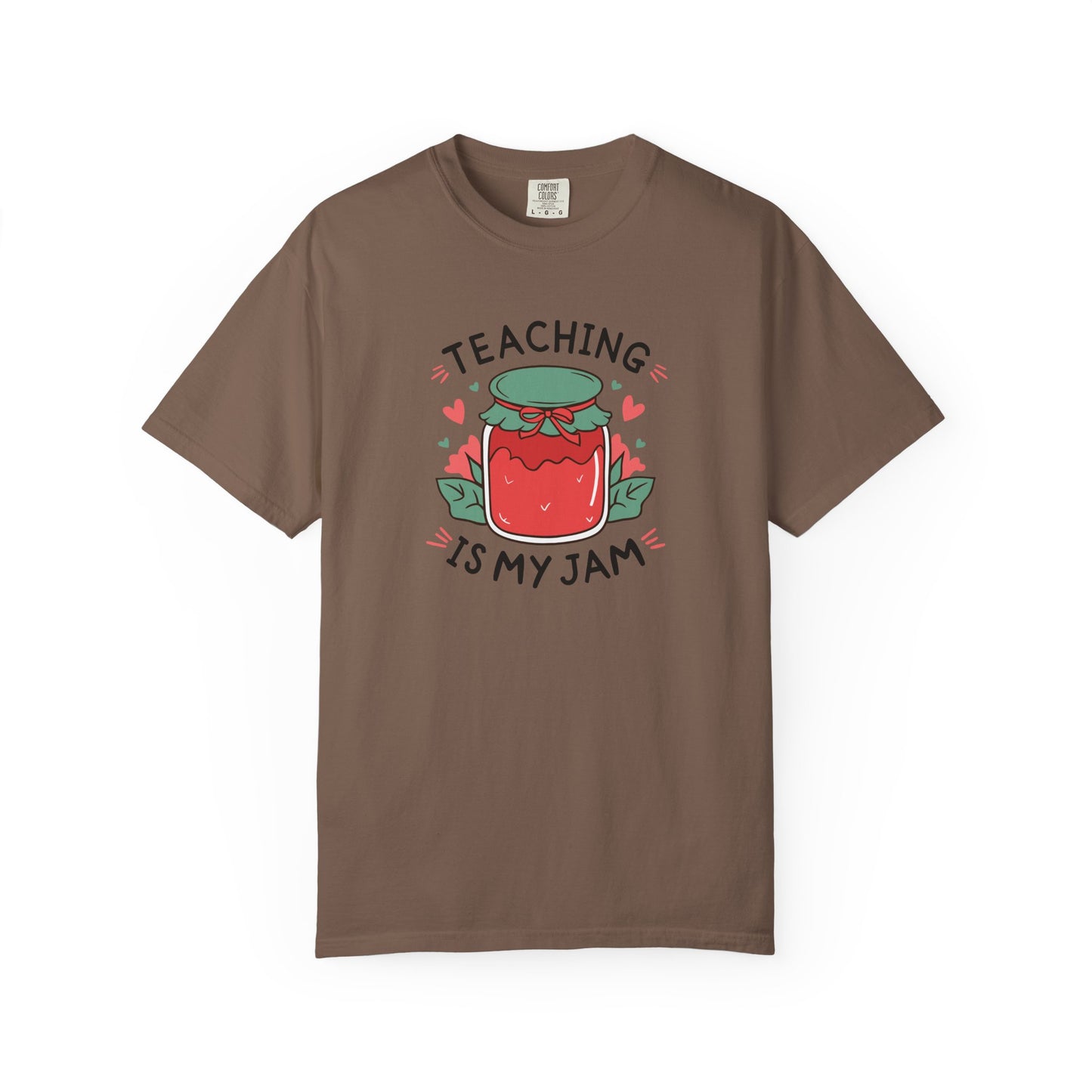 Comfort Colors Unisex Teaching is my Jam T-Shirt - Perfect for Teachers, Back to School, Gifts, Classroom Apparel, Casual Wear