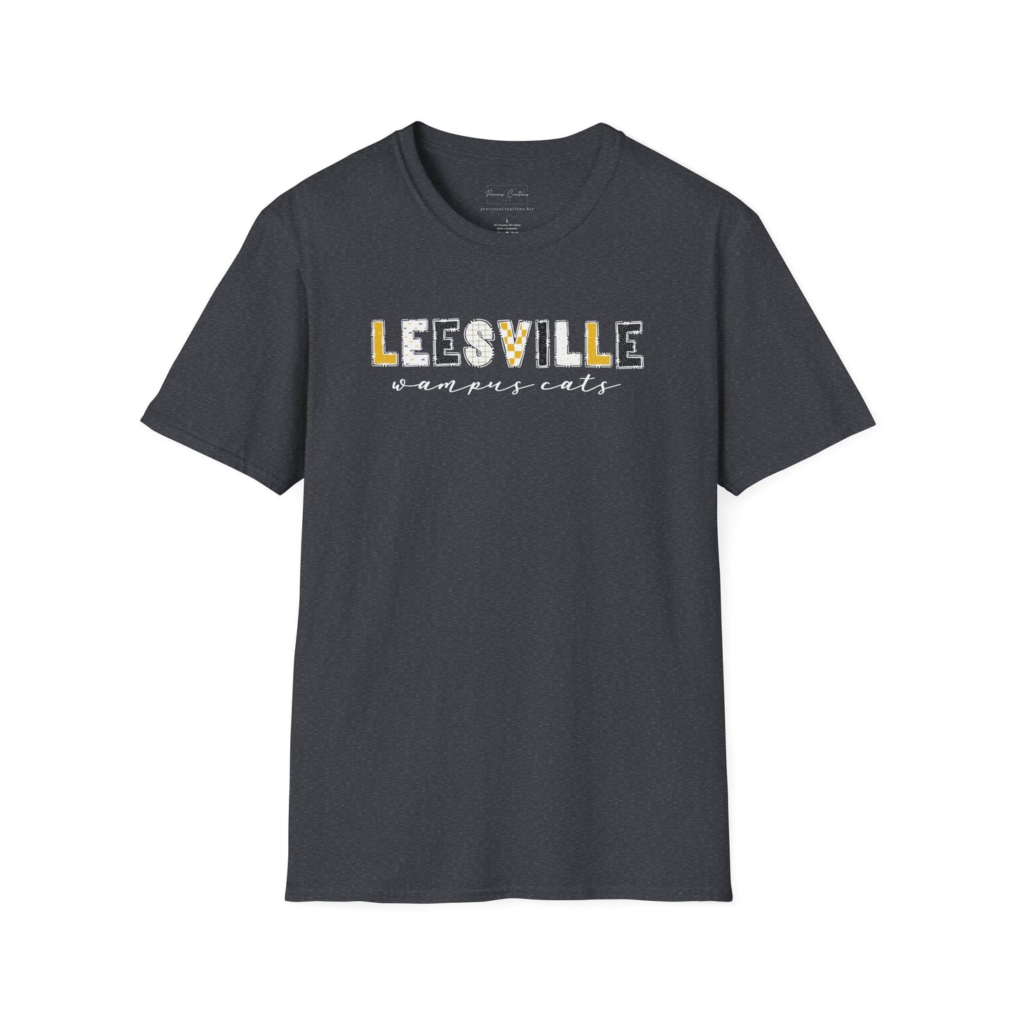 Copy of Gildan Leesville Wampus Cats Unisex Softstyle T-Shirt, Cute Graphic Tee, Team Spirit Shirt, Casual Wear, Gift for Fans