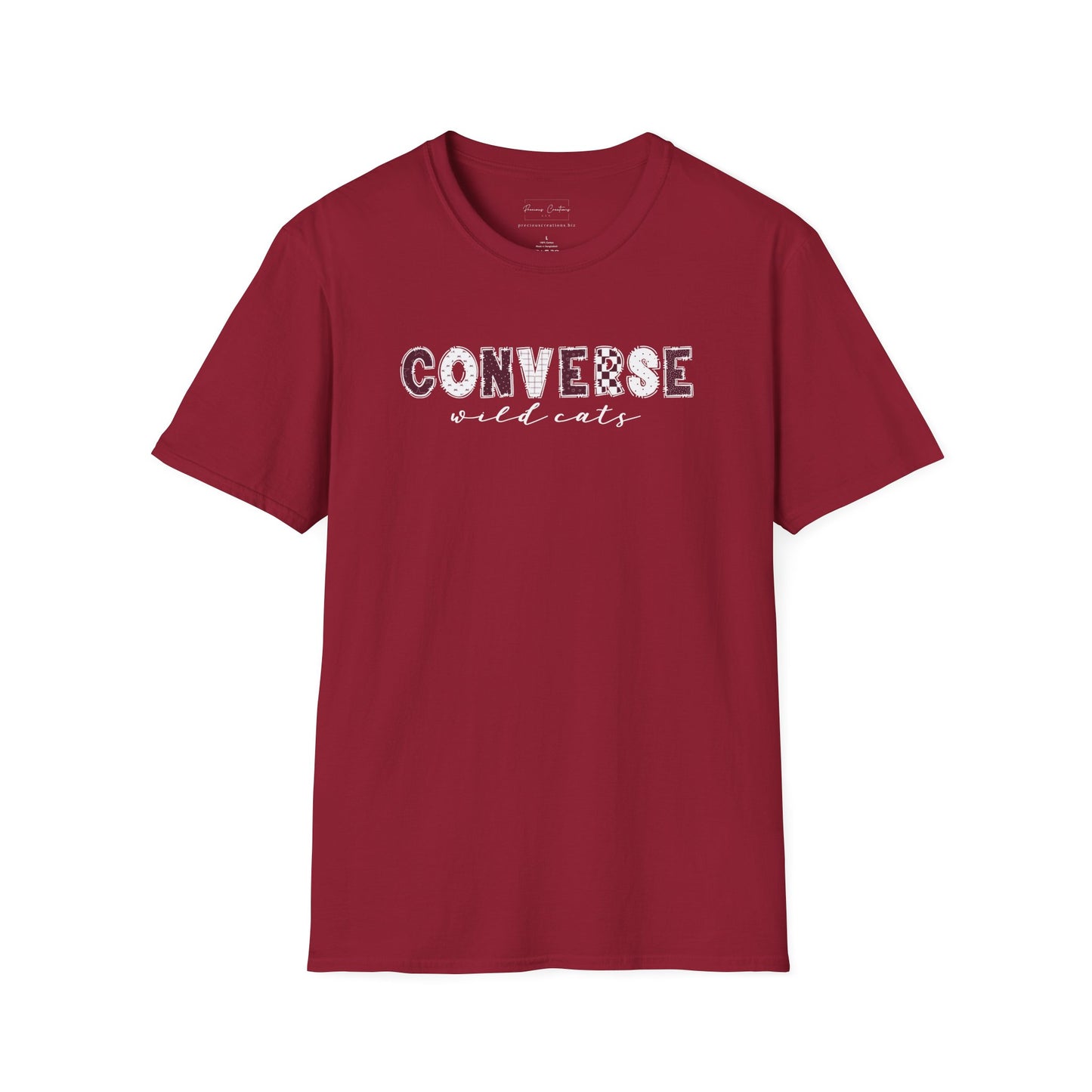 Gildan Converse Wildcats Unisex Softstyle T-Shirt, Cute Graphic Tee, Team Spirit Shirt, Casual Wear, Gift for Fans