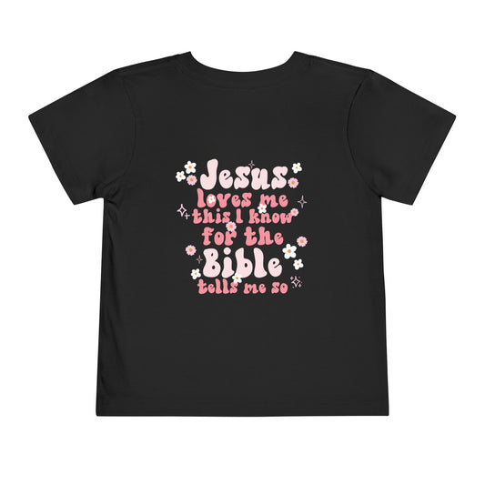 Bella + Canvas Toddler Tee - Jesus Loves Me Short Sleeve Shirt, Kids Faith T-Shirt, Christian Toddler Tee, Cute Scripture Shirt, Religious Gift for [...]