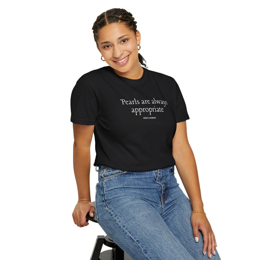 Comfort Colors Jackie Kennedy Garment-Dyed T-Shirt with Quote, Casual Wear, Gift for Her, Everyday Tee, Relaxed Fit