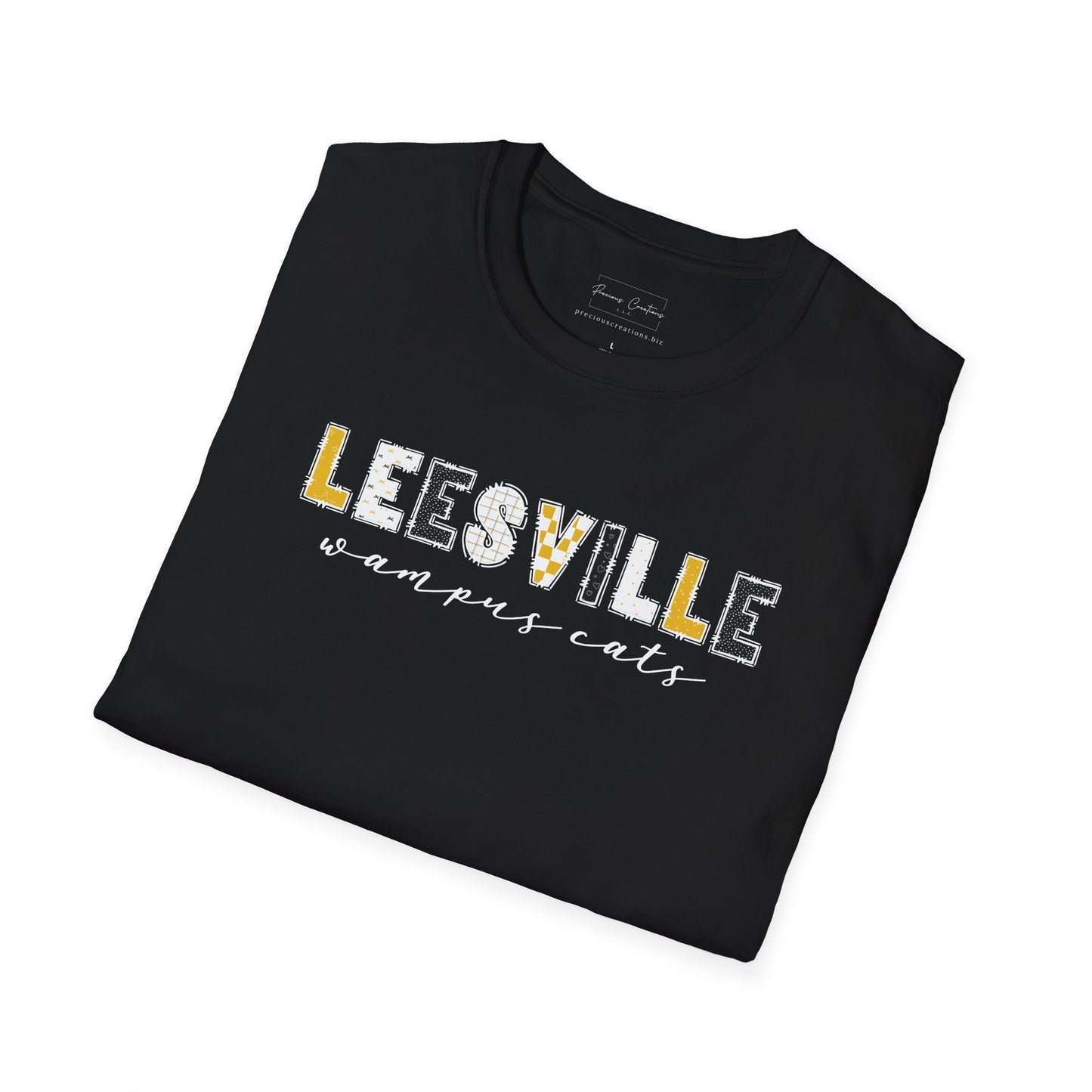 Copy of Gildan Leesville Wampus Cats Unisex Softstyle T-Shirt, Cute Graphic Tee, Team Spirit Shirt, Casual Wear, Gift for Fans