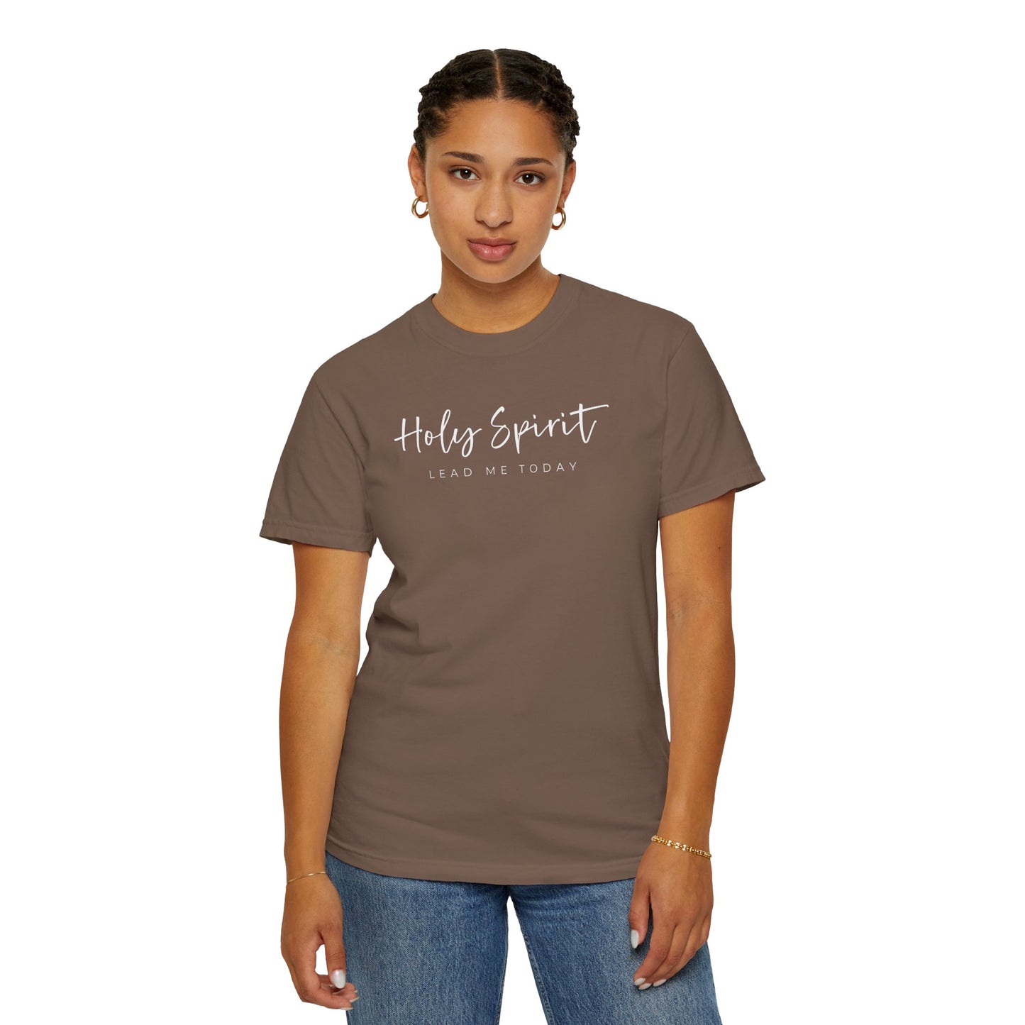 Comfort Colors Holy Spirit Unisex Garment-Dyed T-Shirt - Faith-Based Apparel for Everyday Wear, Spiritual Gift, Christian Tee, Inspirational Clothing