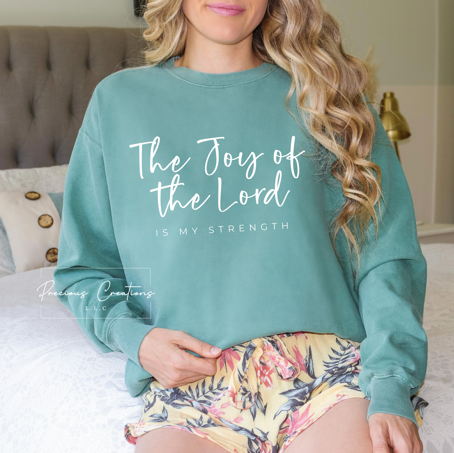 The Joy of the Lord is my Strength Comfort Colors Crewneck